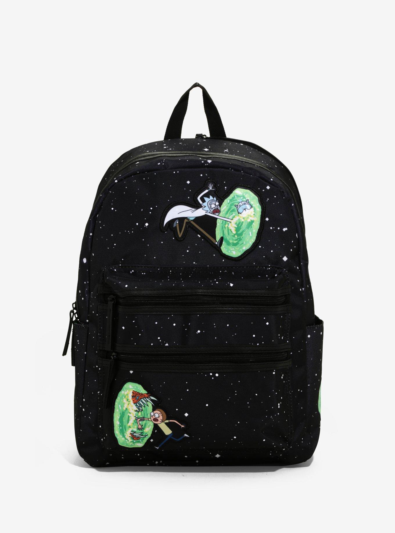 Rick And Morty Portal Pocket Backpack | BoxLunch display picture 3