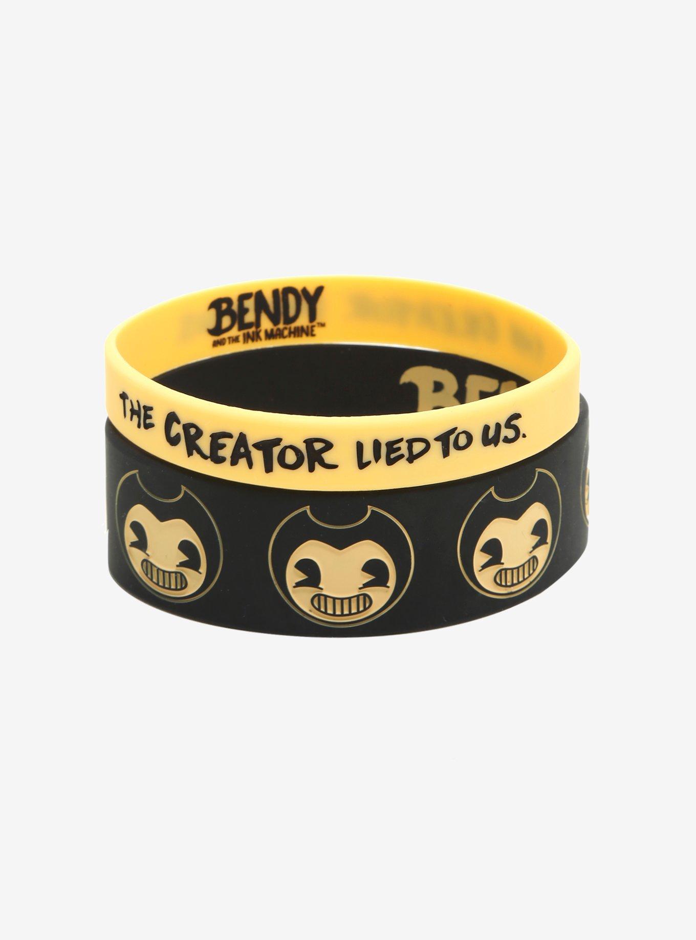 Bendy And The Ink Machine The Creater Rubber Bracelet Set, , hi-res