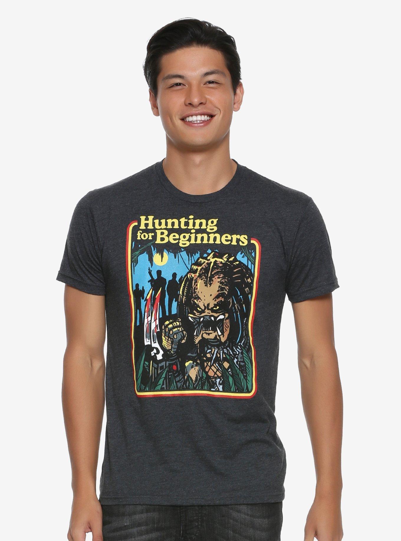 Predator Hunting For Beginners T-Shirt, BLACK, hi-res