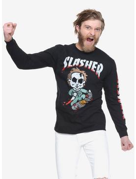 Halloween Slasher Long Sleeve T-Shirt - BoxLunch Exclusive, , hi-res