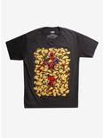 Marvel Deadpool Covered In Tacos T-Shirt Hot Topic Exclusive, HEATHER GREY, hi-res