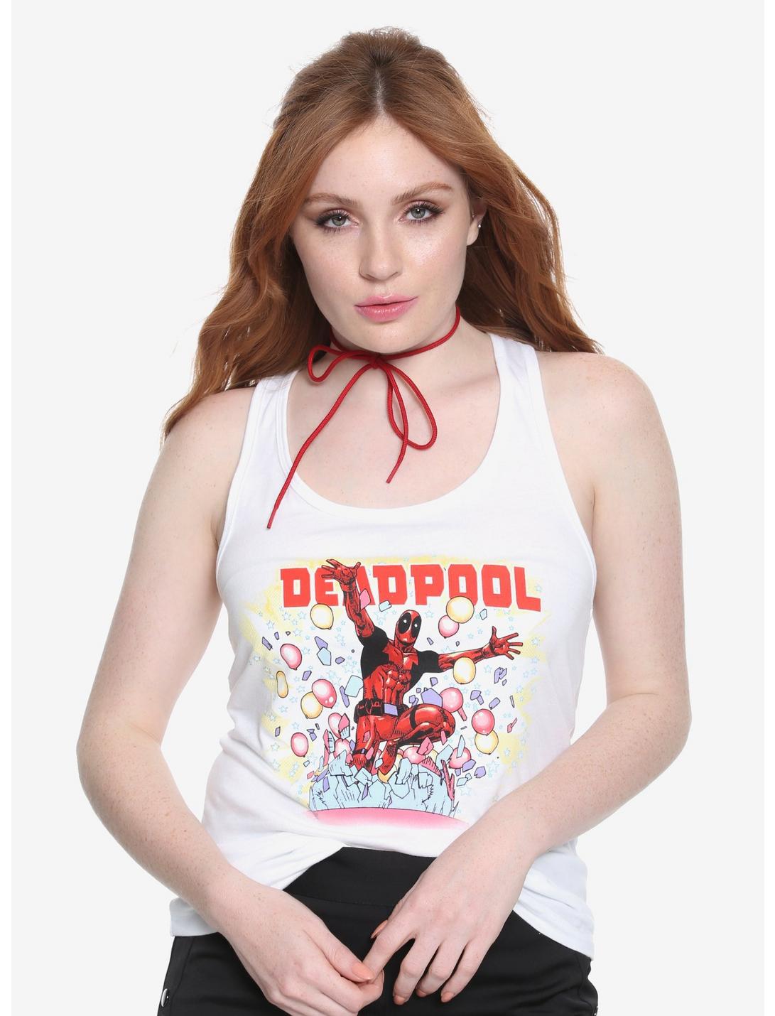 Marvel Deadpool Balloon Surprise Girls Tank Top, MULTI, hi-res