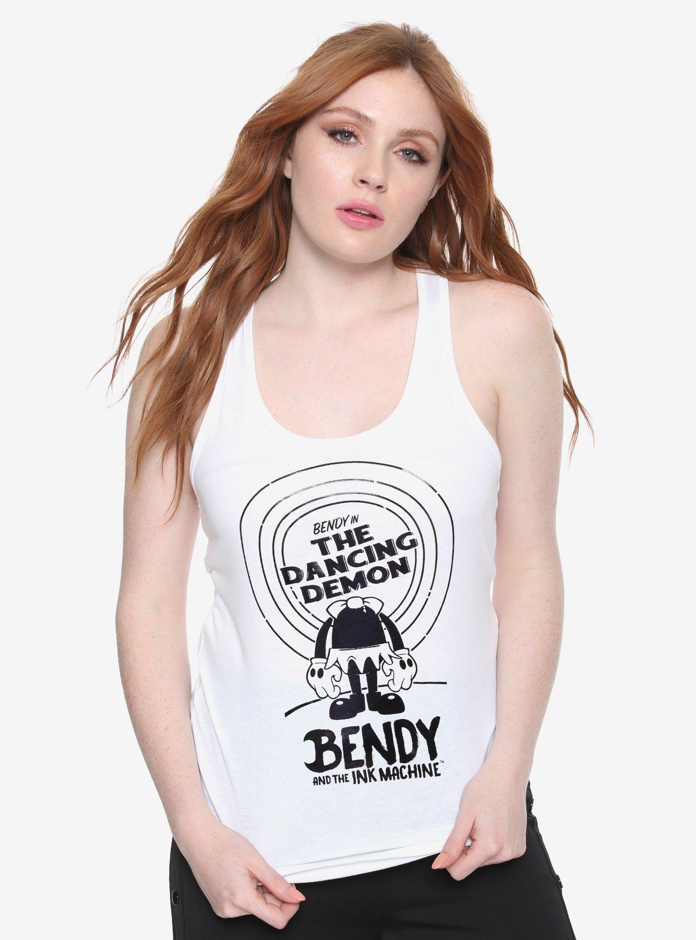 Bendy And The Ink Machine Dancing Demon Girls Tank Top, MULTI, hi-res