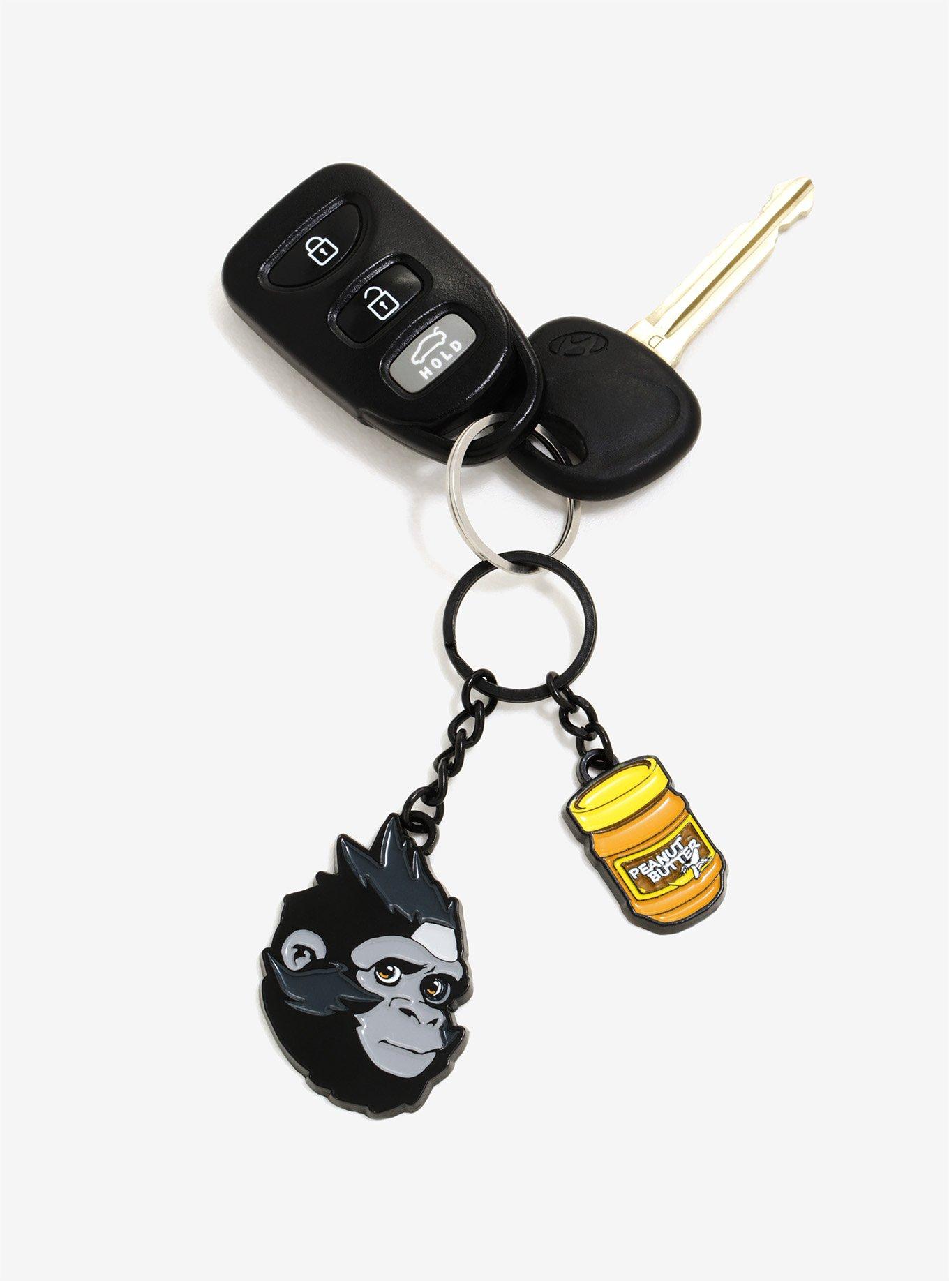 Overwatch Peanut Butter Winston Key Chain, , hi-res