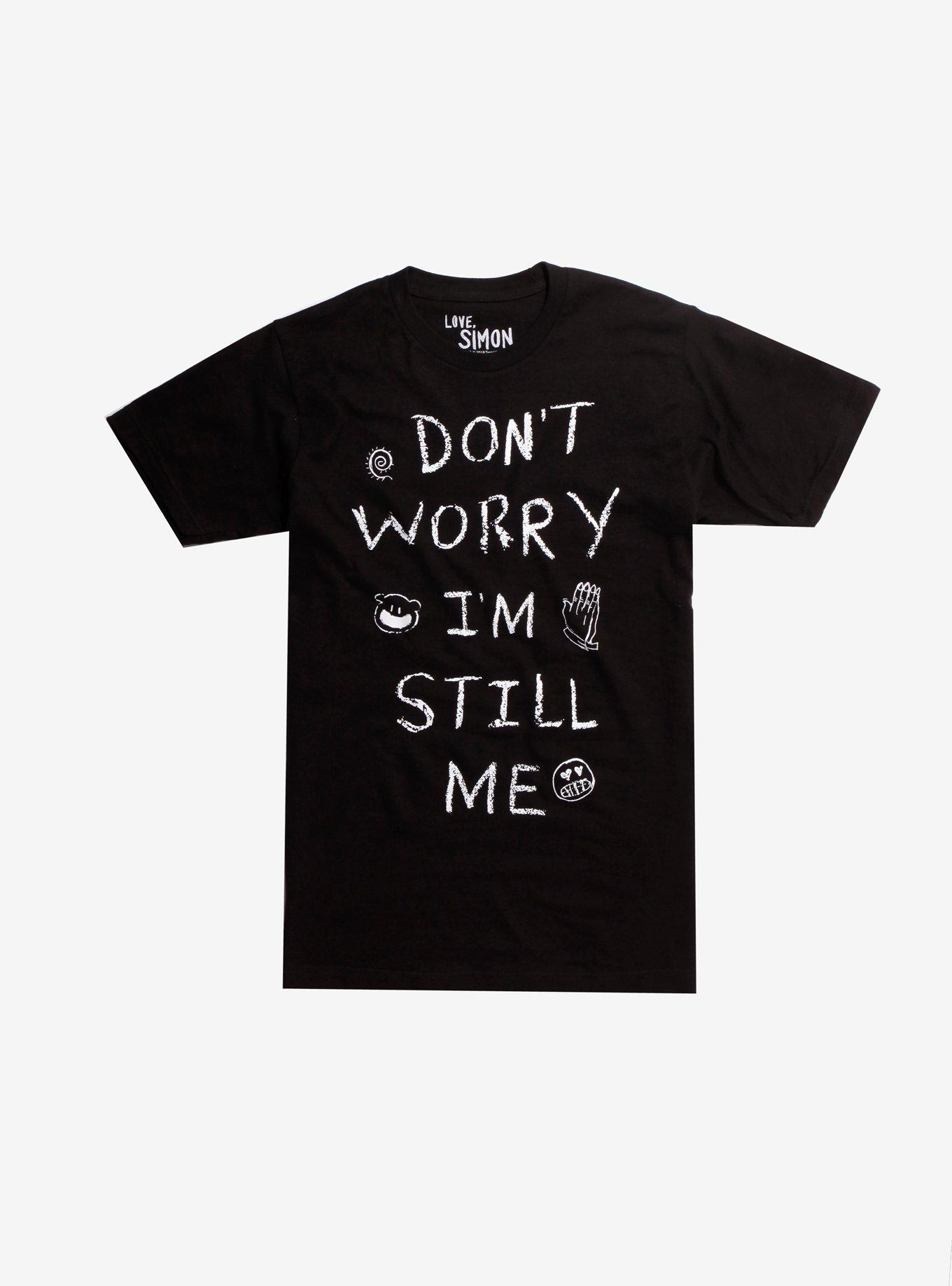 Love, Simon Don't Worry T-Shirt, BLACK, hi-res