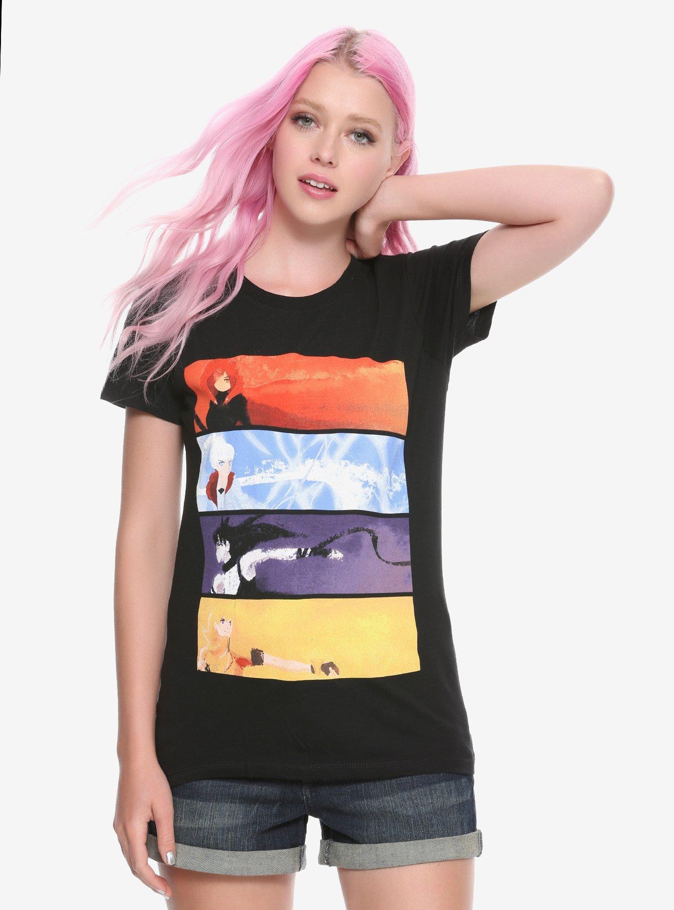 RWBY Panels Girls T-Shirt, MULTI, hi-res