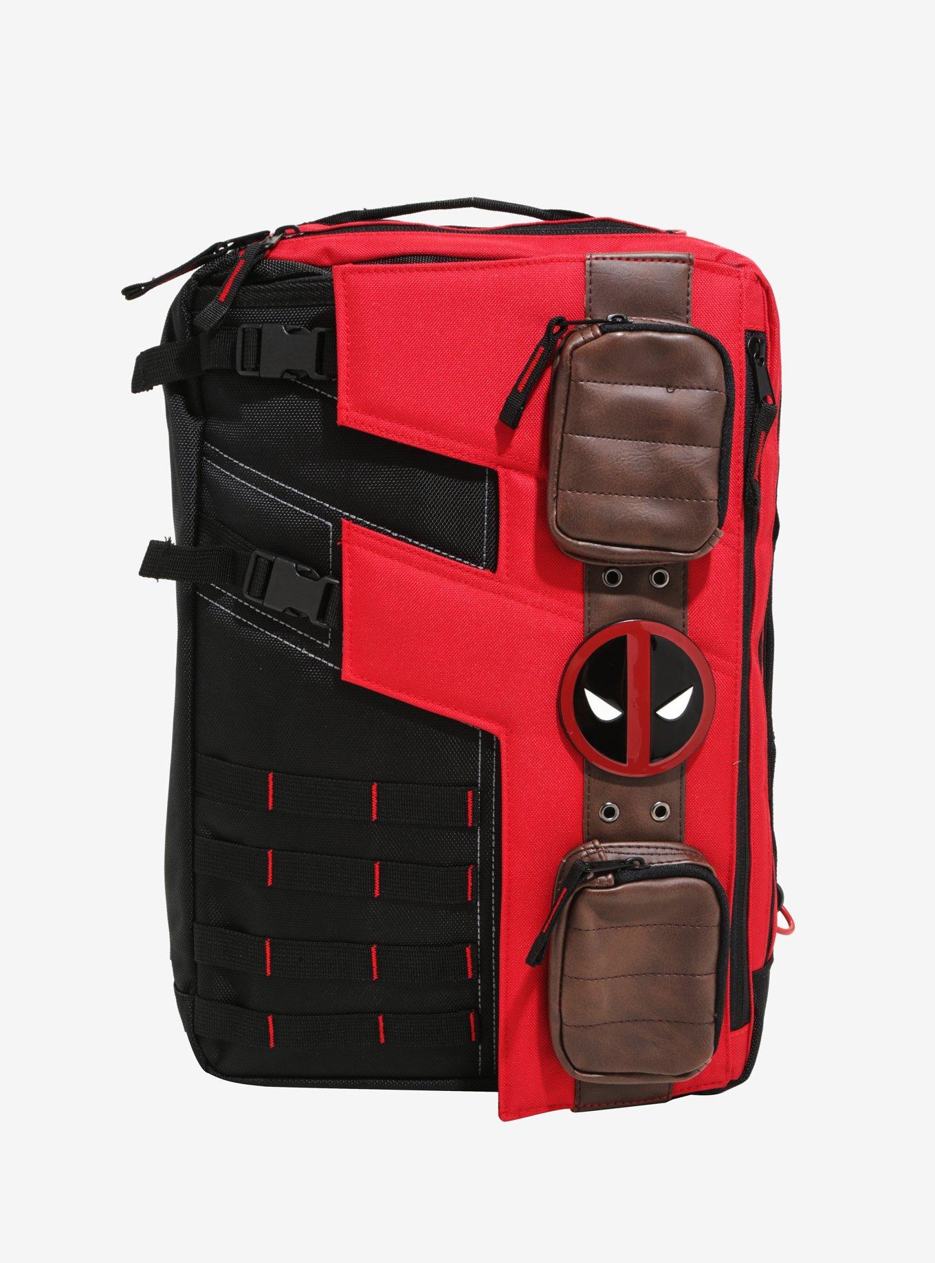 Marvel Deadpool Convertible Backpack Hot Topic