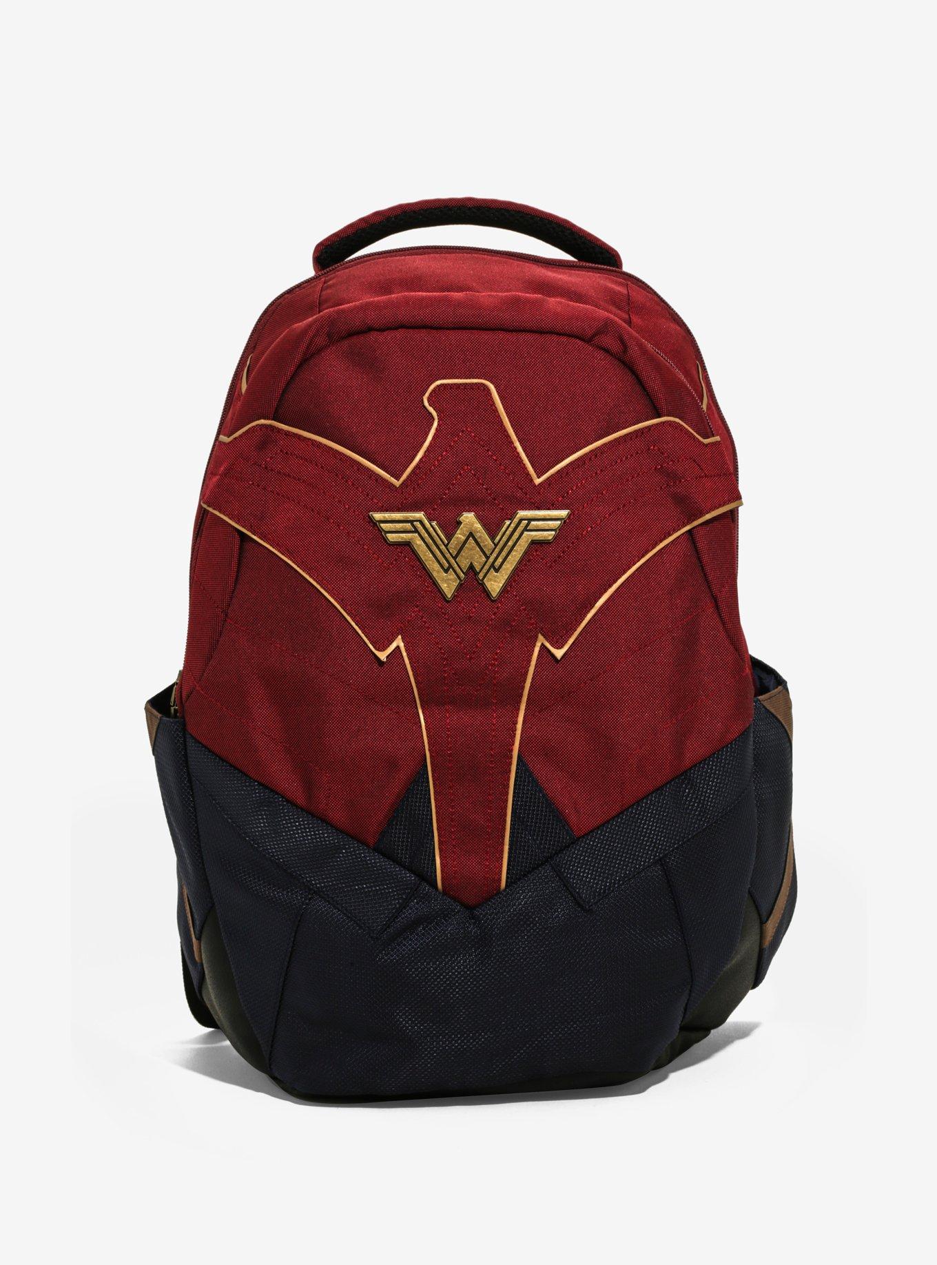 DC Comics Wonder Woman Logo Built-Up Backpack, , hi-res