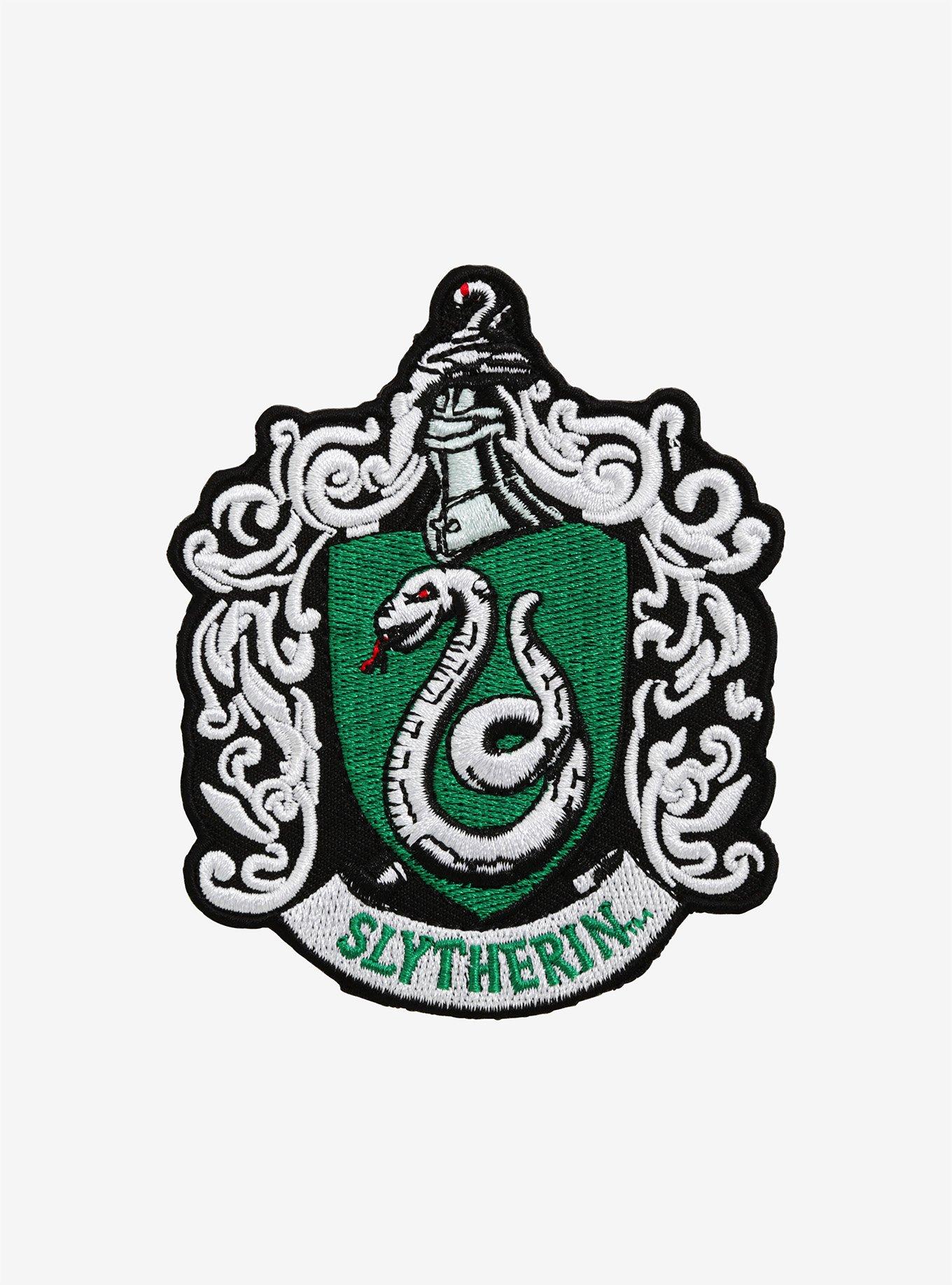 Harry Potter Slytherin Crest Iron-On Patch, , hi-res