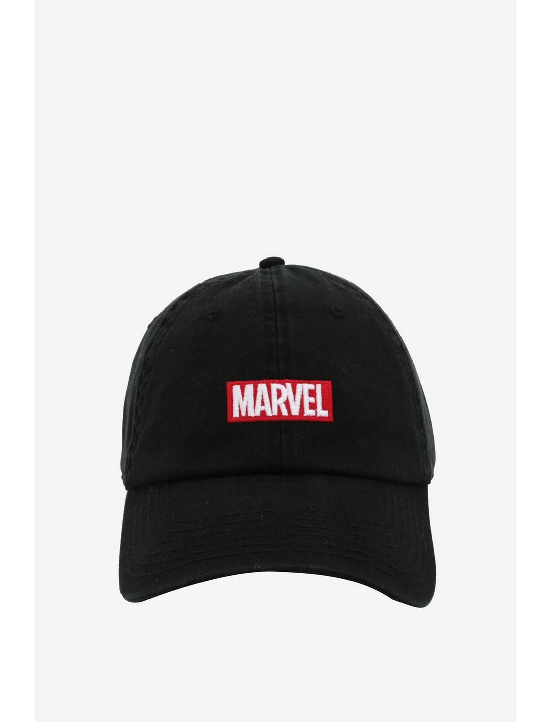 Marvel Logo Dad Hat, , hi-res