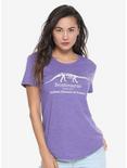 Brontosaurus Thunder Lizard Purple Womens Tee - BoxLunch Exclusive, PURPLE, hi-res