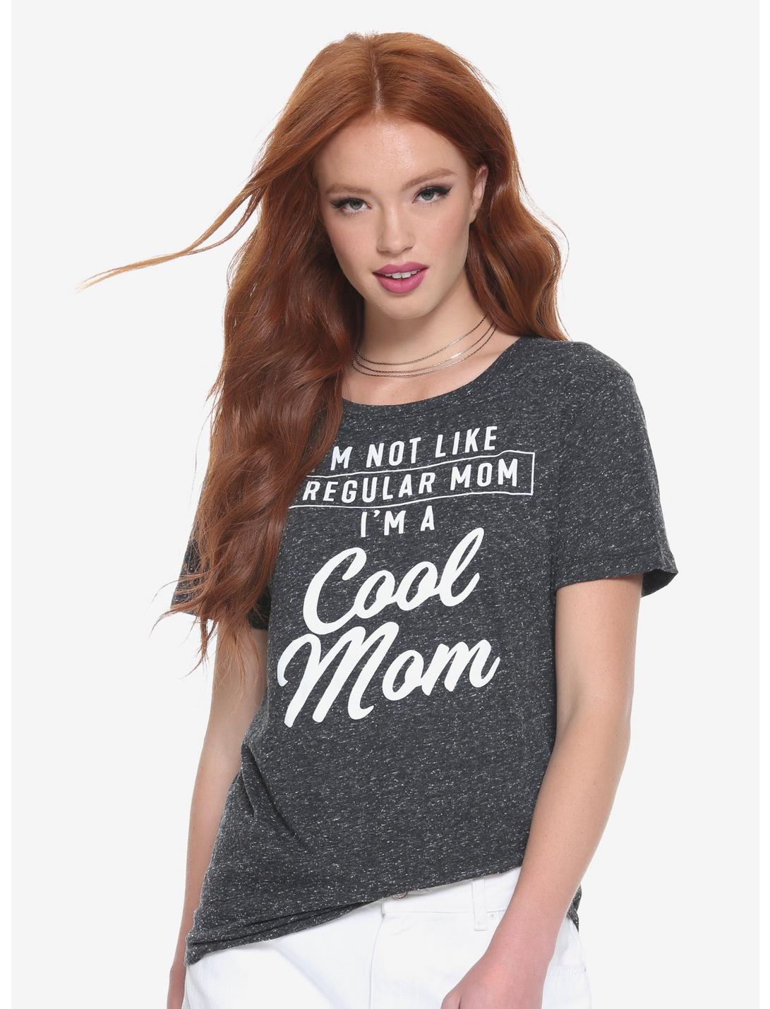 Mean Girls Cool Mom Womens Tee - BoxLunch Exclusive, GREY, hi-res