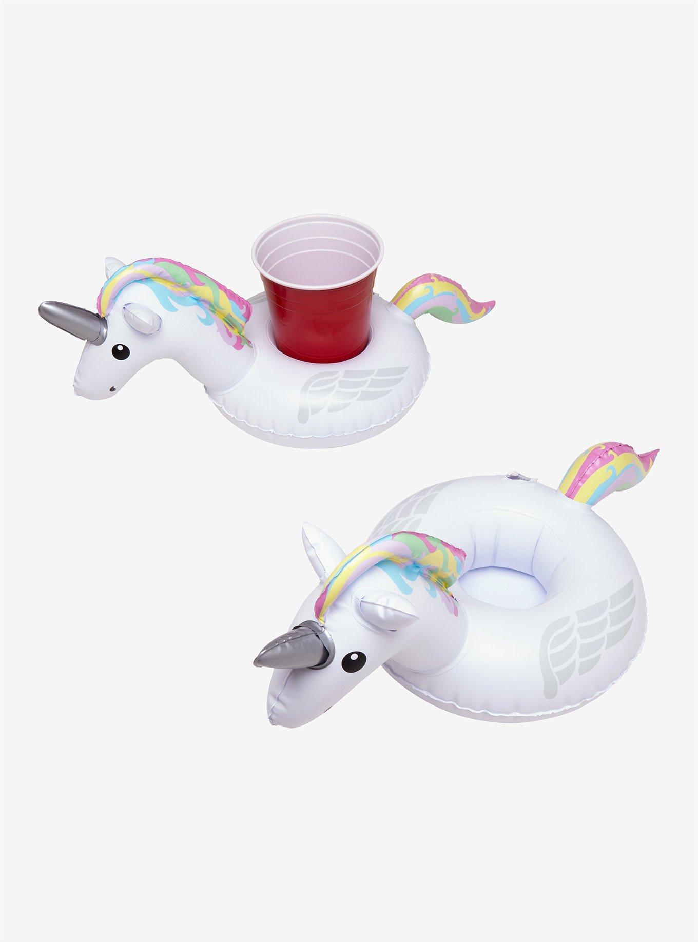 Unicorn Inflatable Pool Beverage Boats Hot Topic 