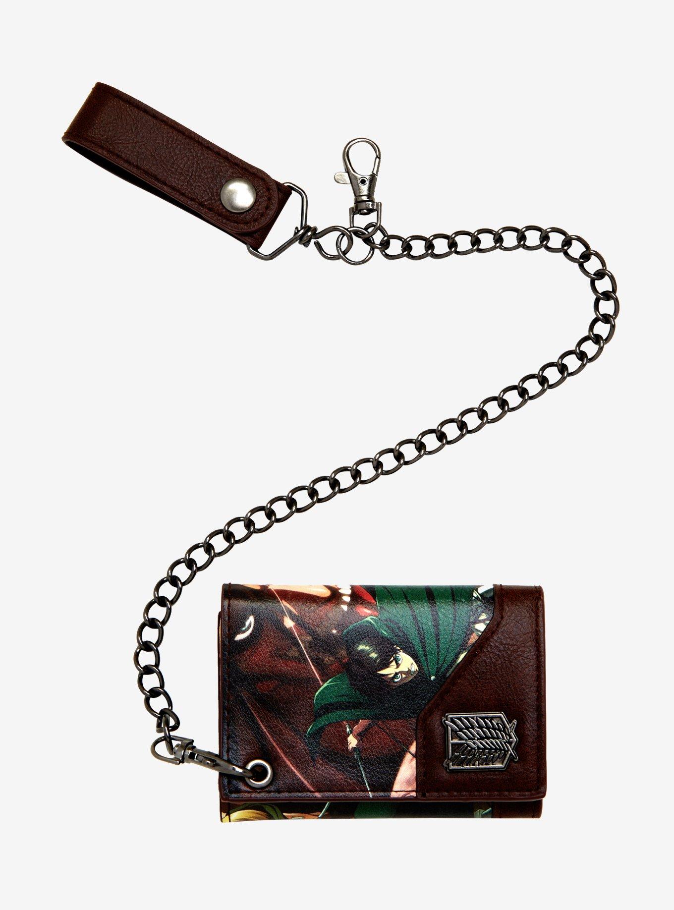 Attack On Titan Scouting Legion Chain Wallet, , hi-res
