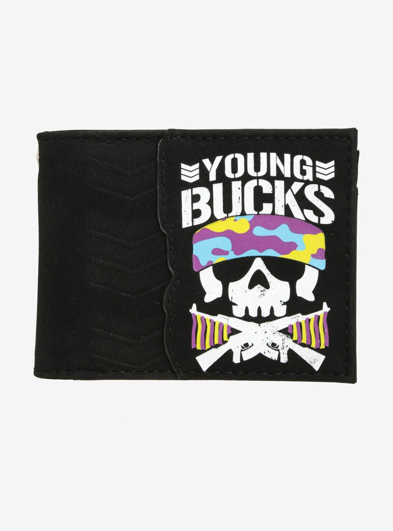 New Japan Pro-Wrestling Bullet Club Young Bucks Bi-Fold Wallet, , hi-res