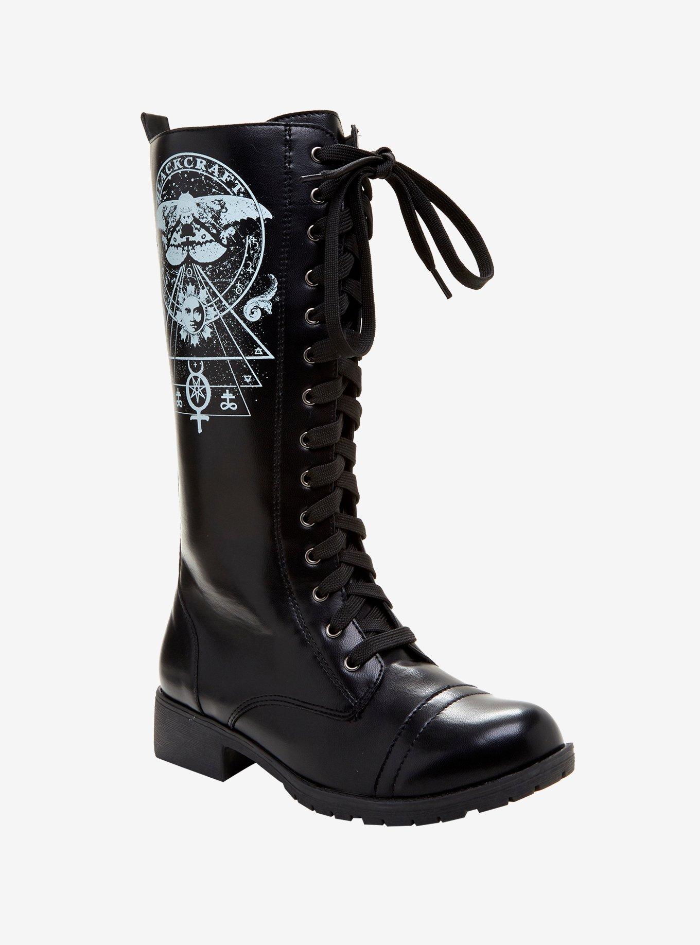 Blackcraft Tall Combat Boots, BLACK, hi-res