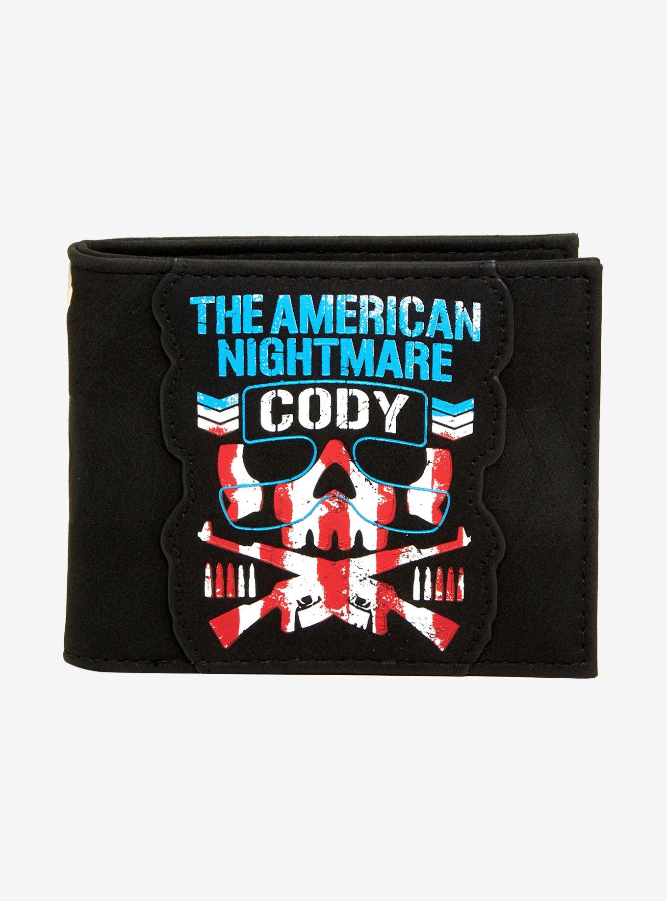 New Japan Pro-Wrestling The American Nightmare Cody Bi-Fold Wallet, , hi-res