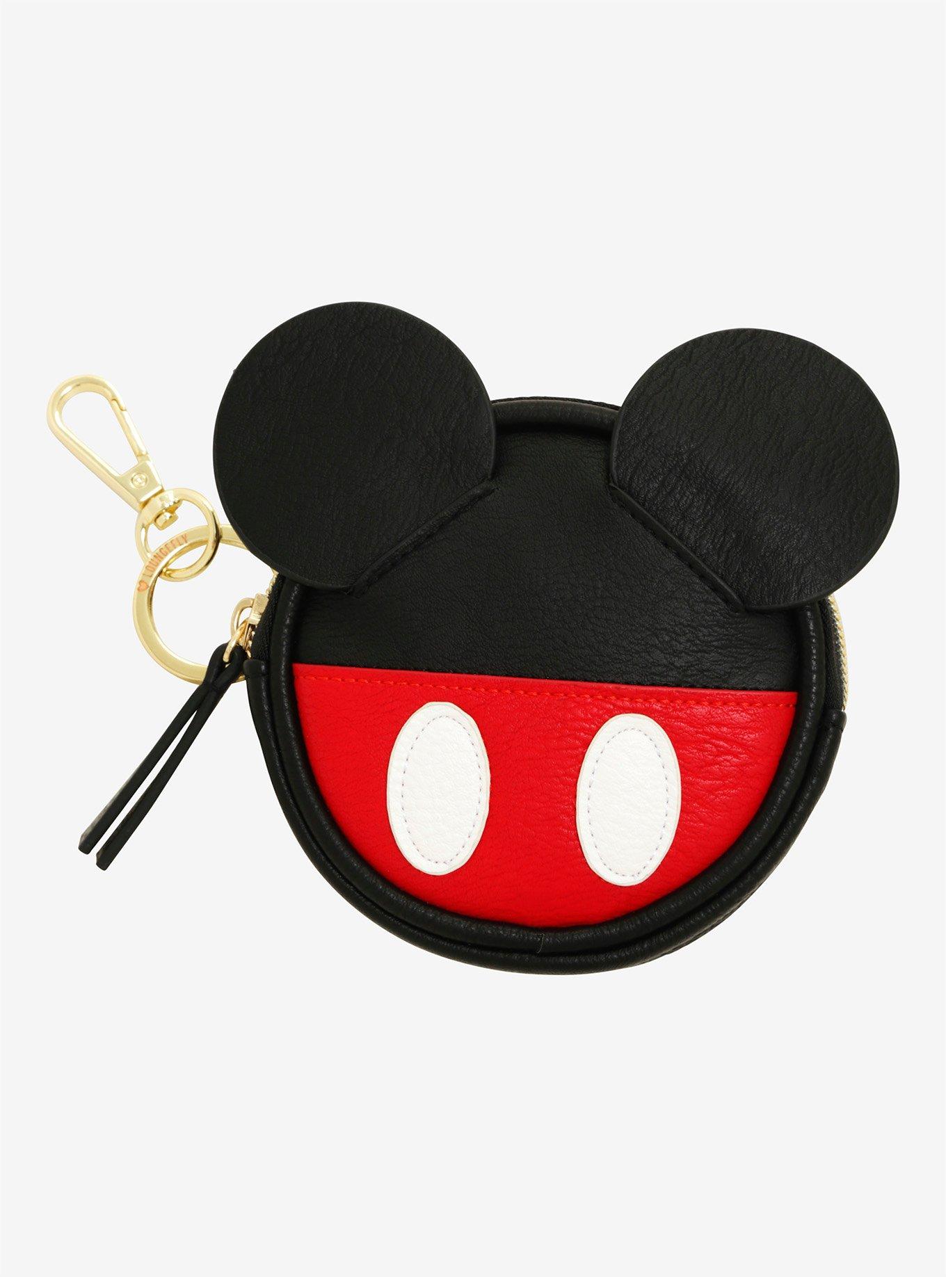 Disney Micky Minnie Mouse Blow Bubble Coin Purse Wallet with Kiss Lock