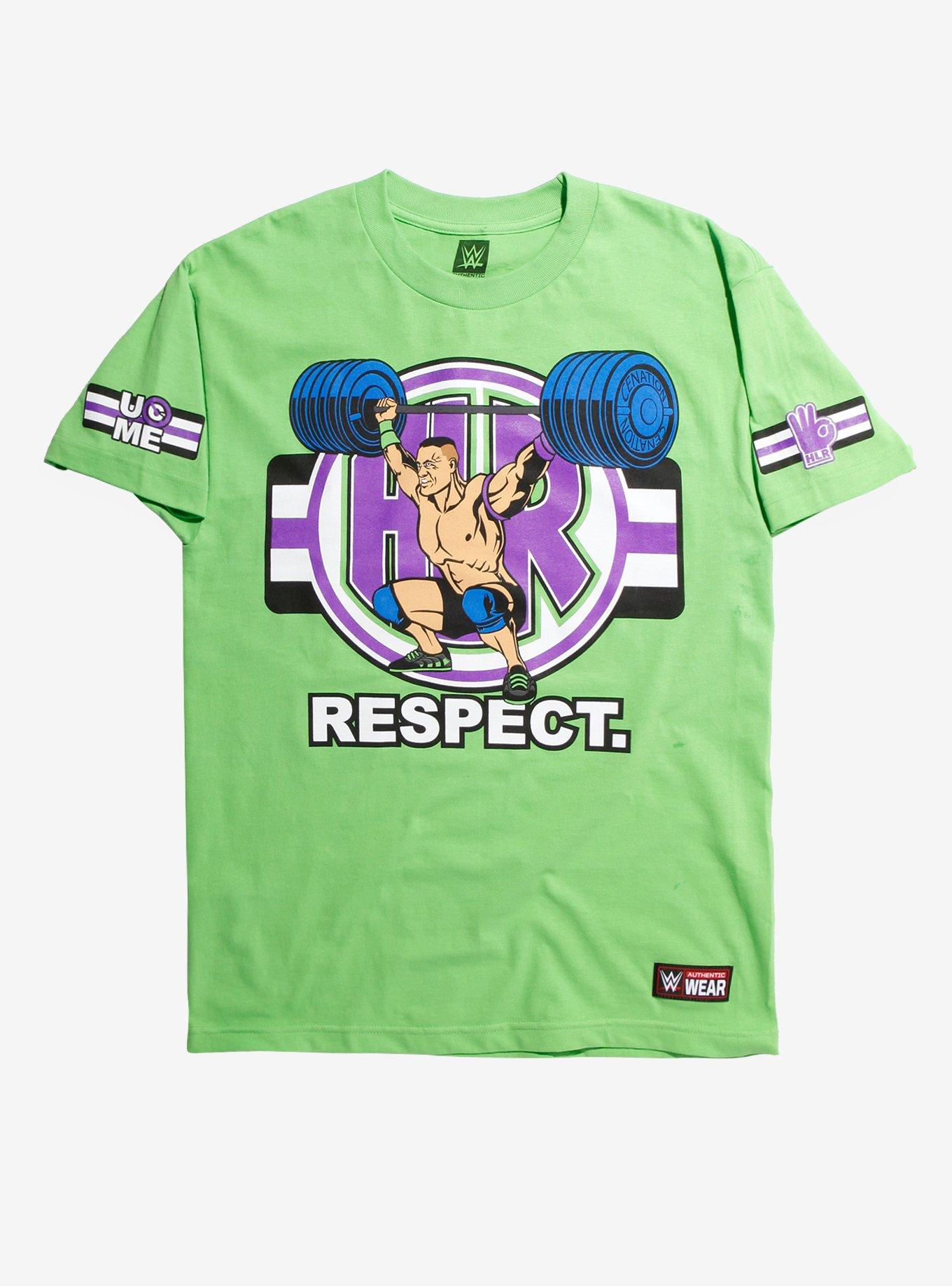 Don t respect me. John cena Green clothes.