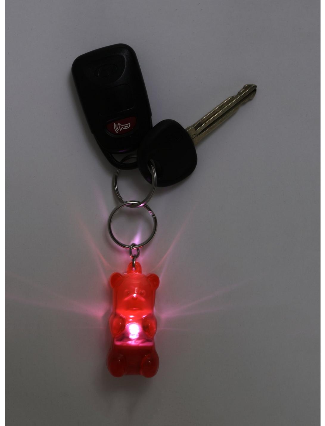 Red Gummy Bear LED Key Chain, , hi-res