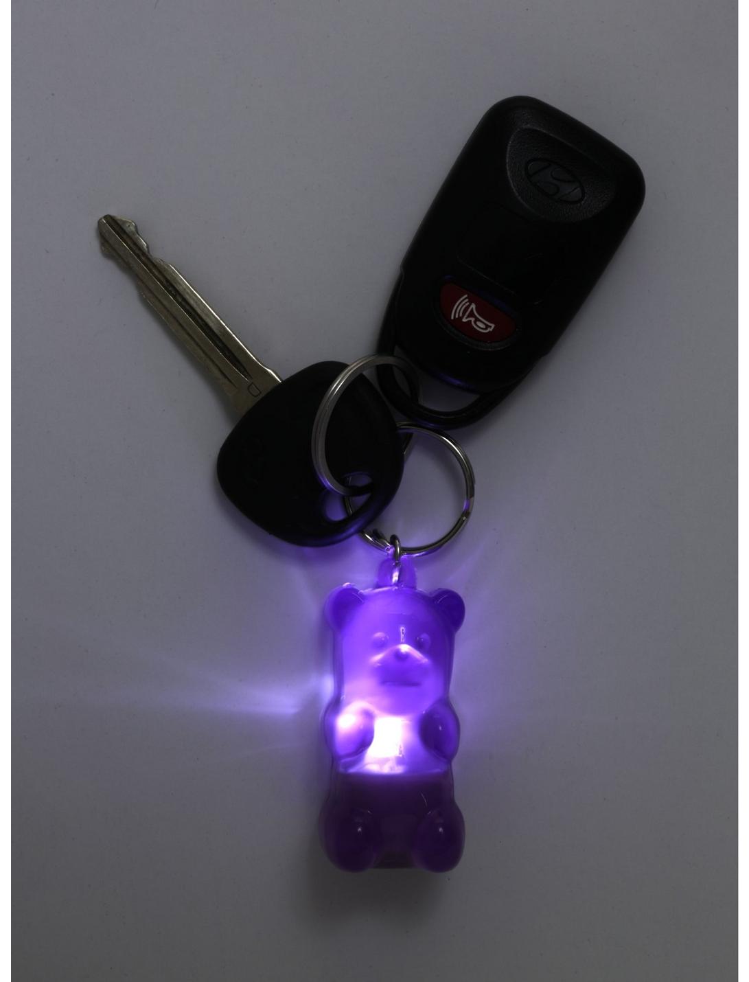 Purple Gummy Bear LED Key Chain, , hi-res