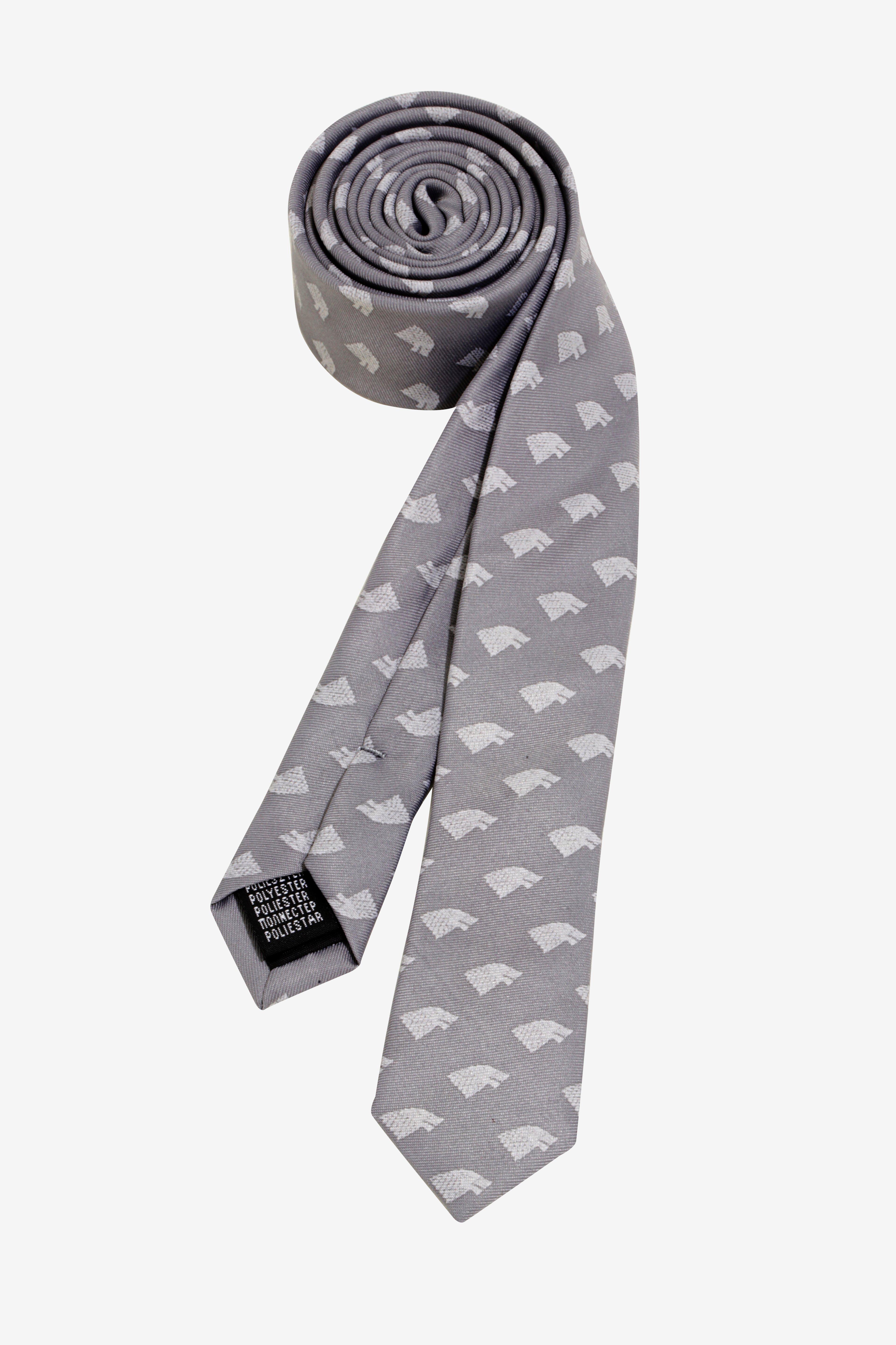 Game Of Thrones House Stark Skinny Tie - BoxLunch Exclusive, , hi-res
