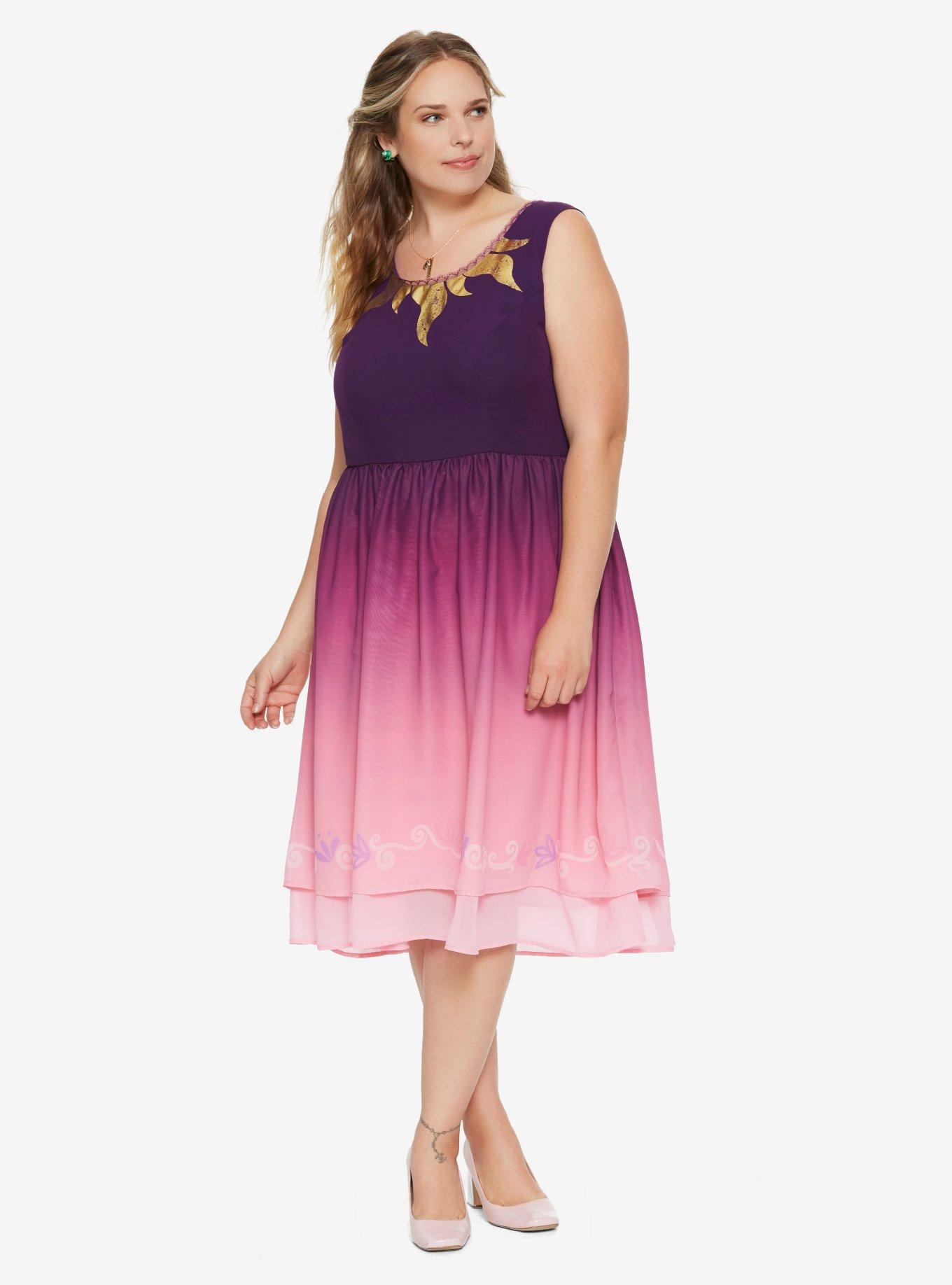 Ombre dress plus size best sale