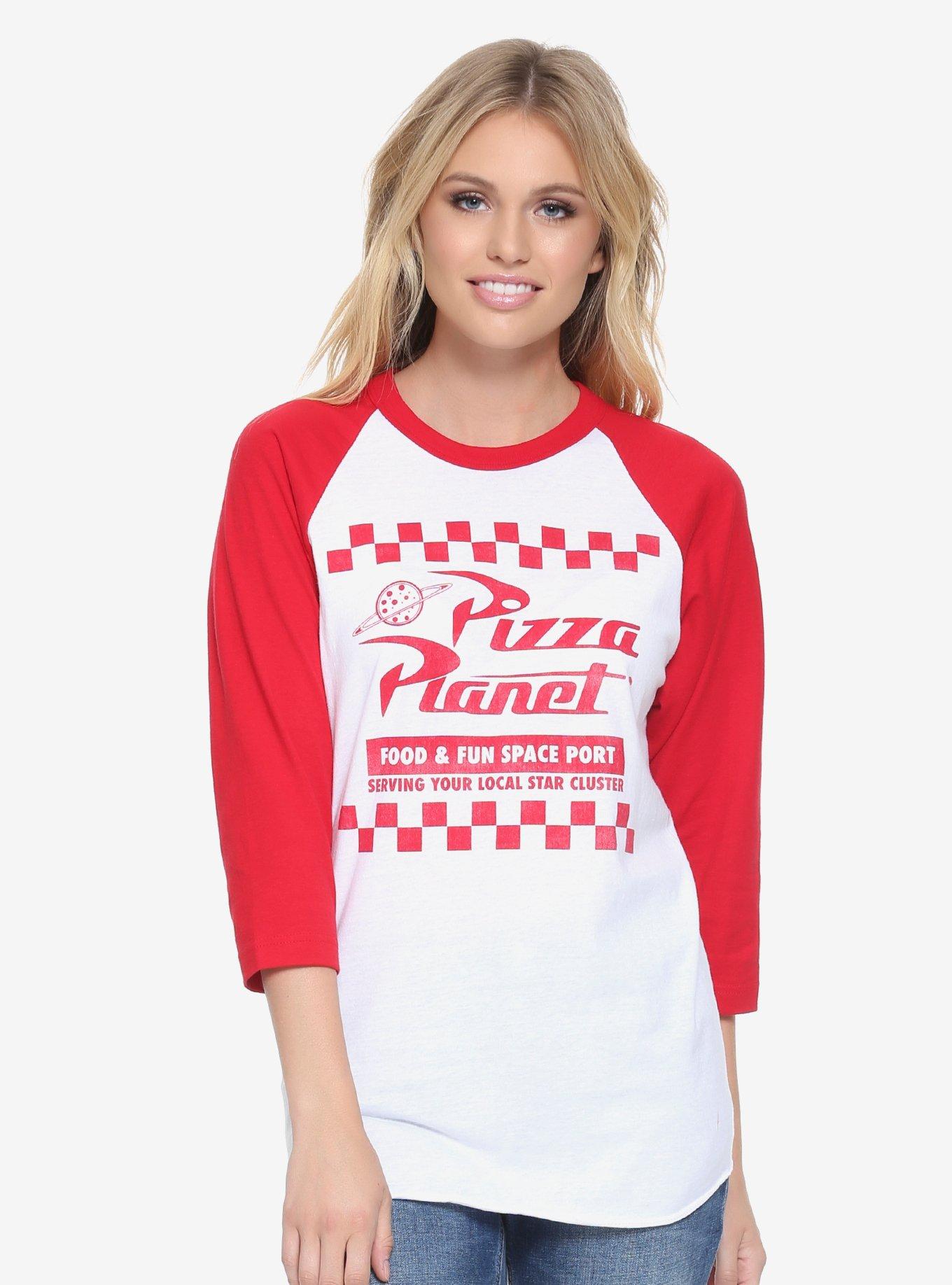 Disney Pixar Toy Story Checkered Womens Raglan - BoxLunch Exclusive, RED, hi-res