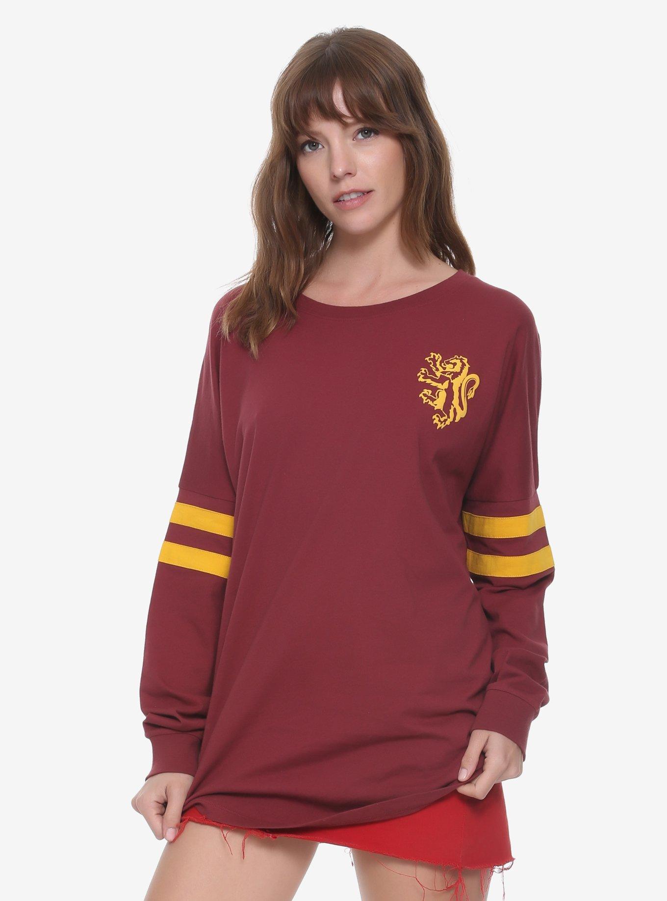 Harry Potter Gryffindor Hype Jersey - BoxLunch Exclusive, RED, hi-res