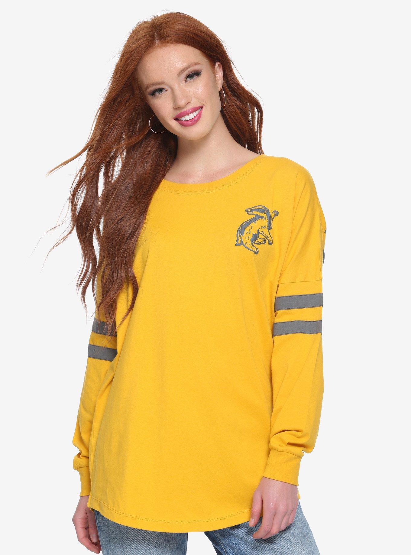 Harry Potter Hufflepuff Hype Jersey - BoxLunch Exclusive, YELLOW, hi-res