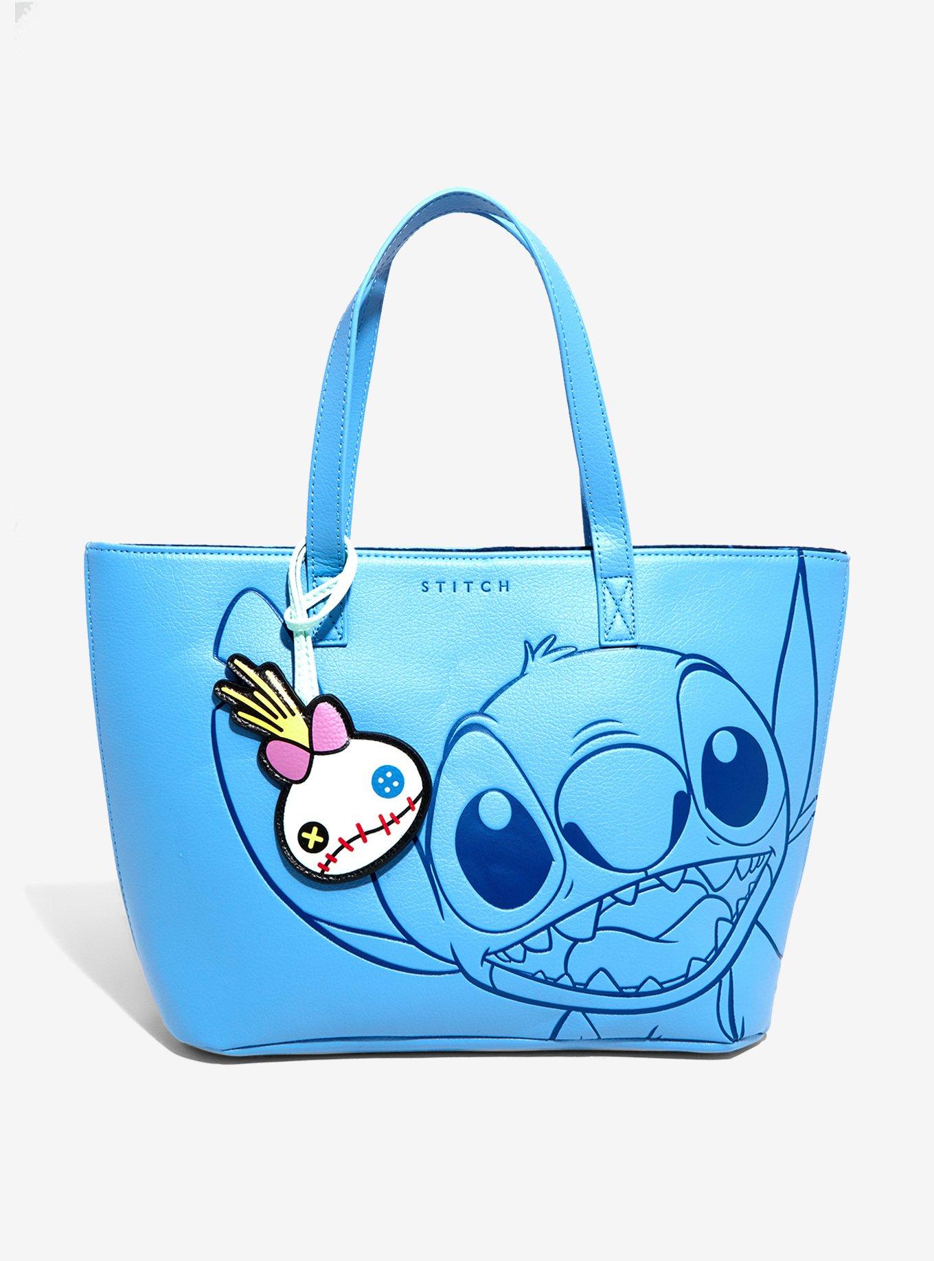 Loungefly Disney Lilo Stitch Embossed Stitch Tote Bag