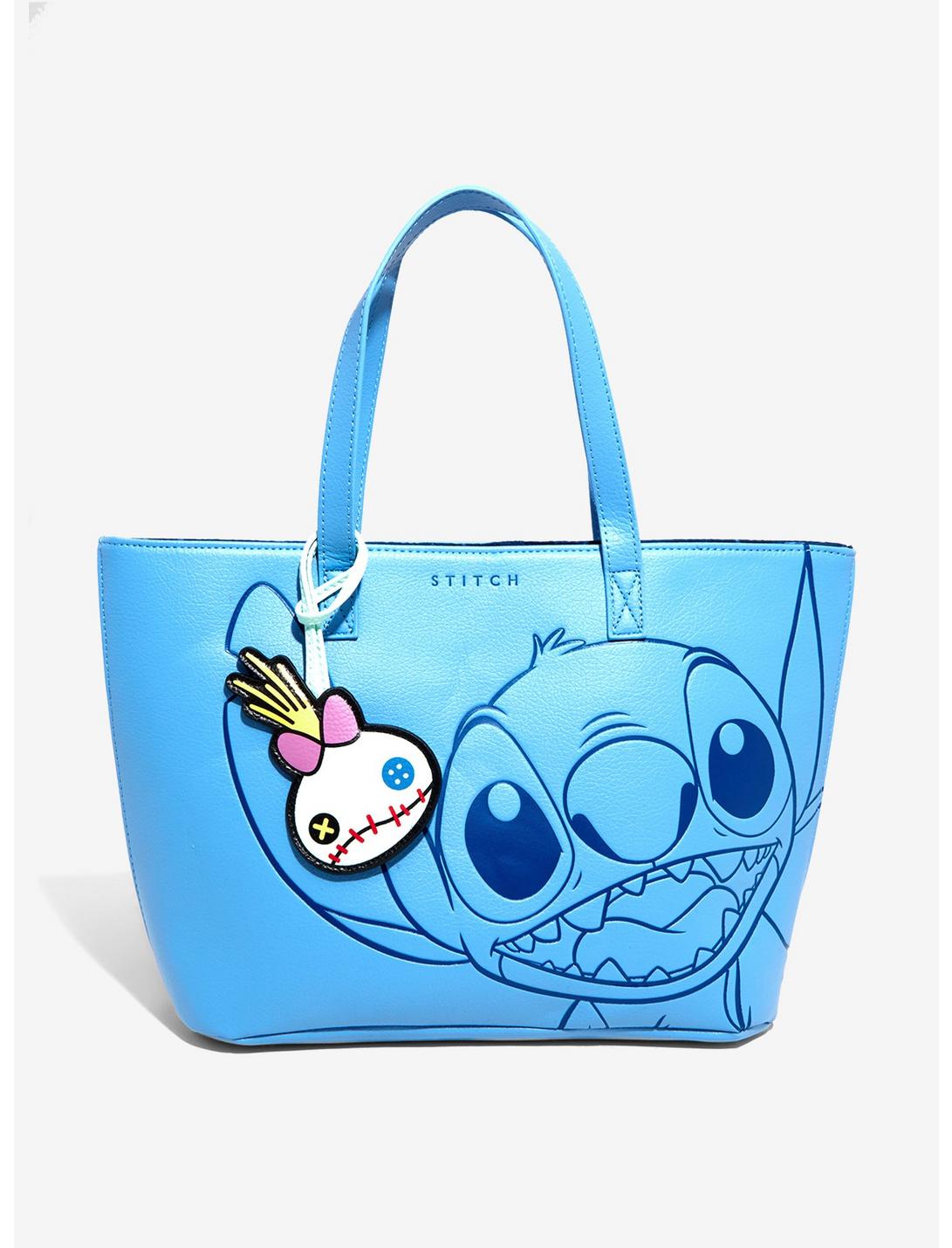 Loungefly Disney Lilo & Stitch Embossed Stitch Tote Bag, , hi-res