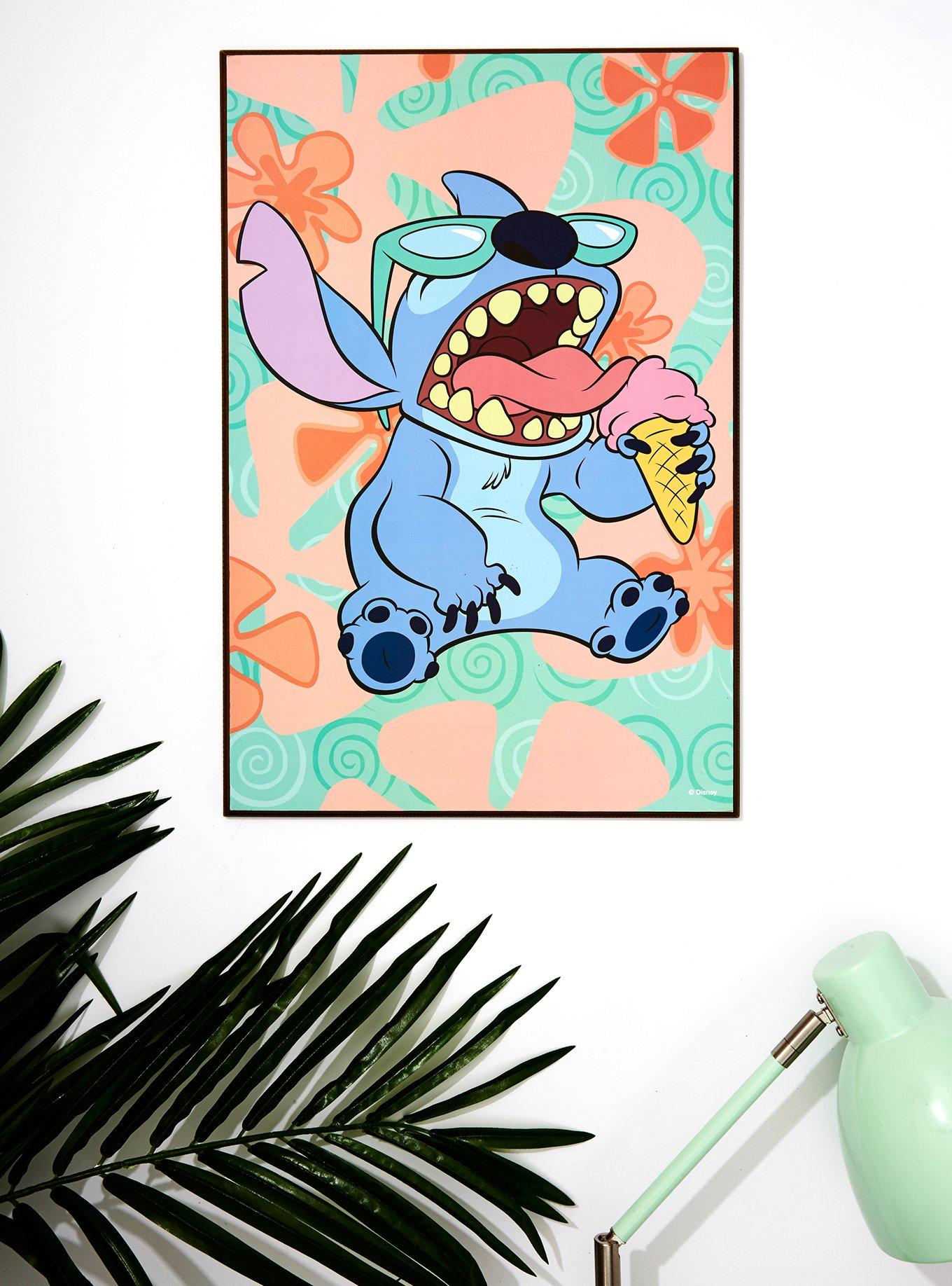 Disney Lilo & Stitch Ice Cream Wood Wall Art, , hi-res