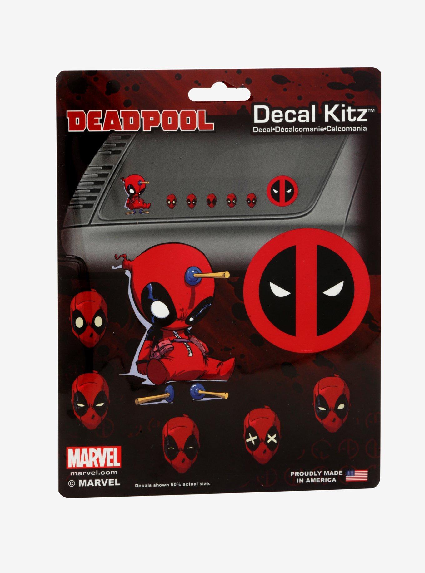 Marvel Deadpool Decal Set, , hi-res