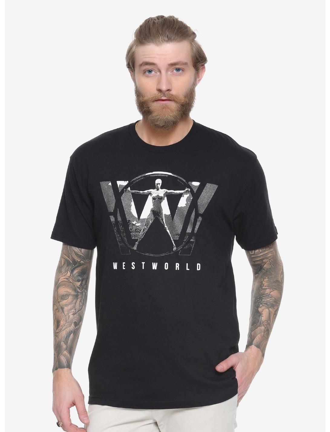 Westworld Logo T-Shirt - BoxLunch Exclusive, BLACK, hi-res
