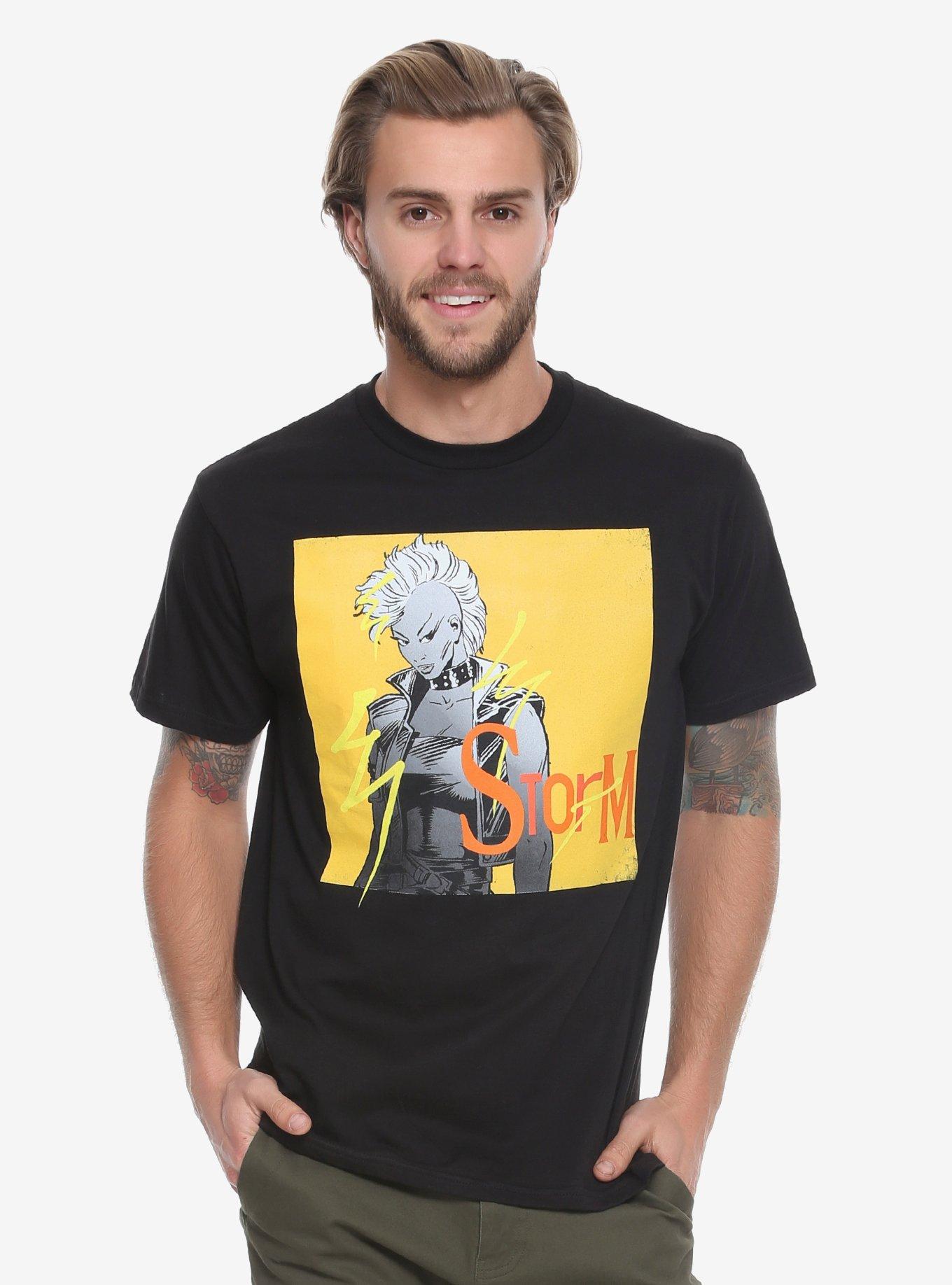 Marvel X-Men Storm Lightning T-Shirt - BoxLunch Exclusive, BLACK, hi-res