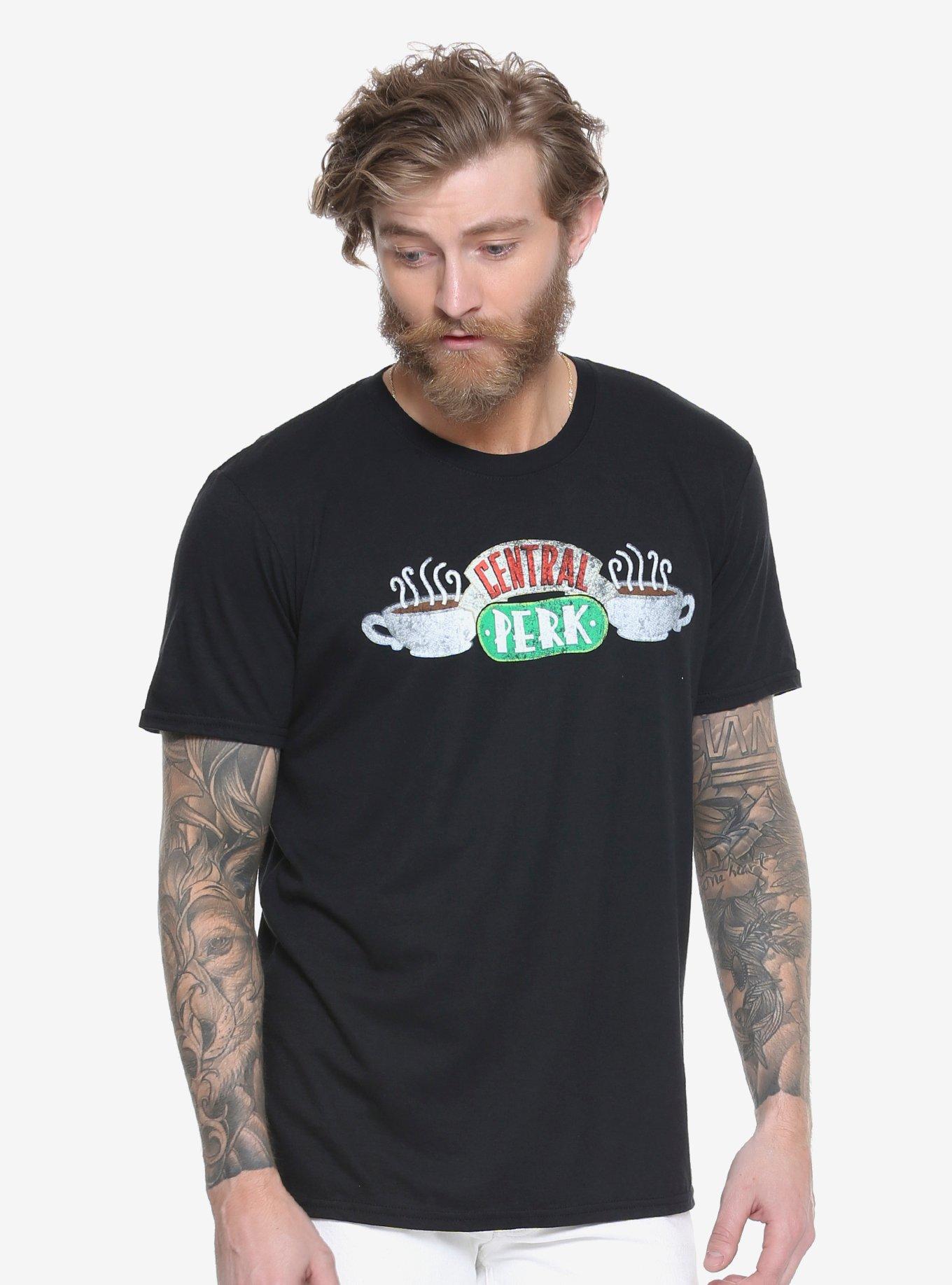 Friends Central Perk Logo T-Shirt, BLACK, hi-res