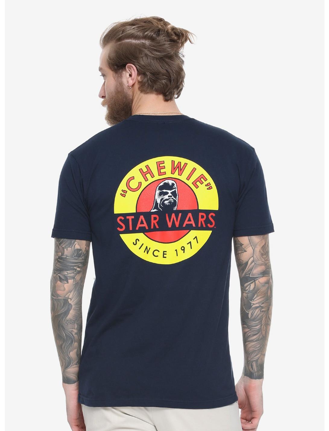 Star Wars Chewie T-Shirt - BoxLunch Exclusive, BLACK, hi-res