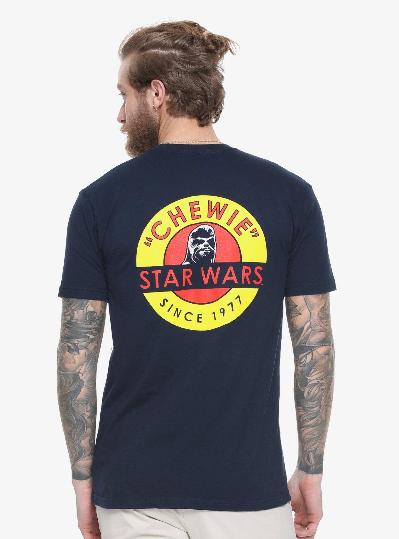 Star Wars Chewie T-Shirt - BoxLunch Exclusive, BLACK, hi-res