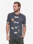 Star Wars Han Solo Never Tell Me T-Shirt - BoxLunch Exclusive, BLACK, hi-res