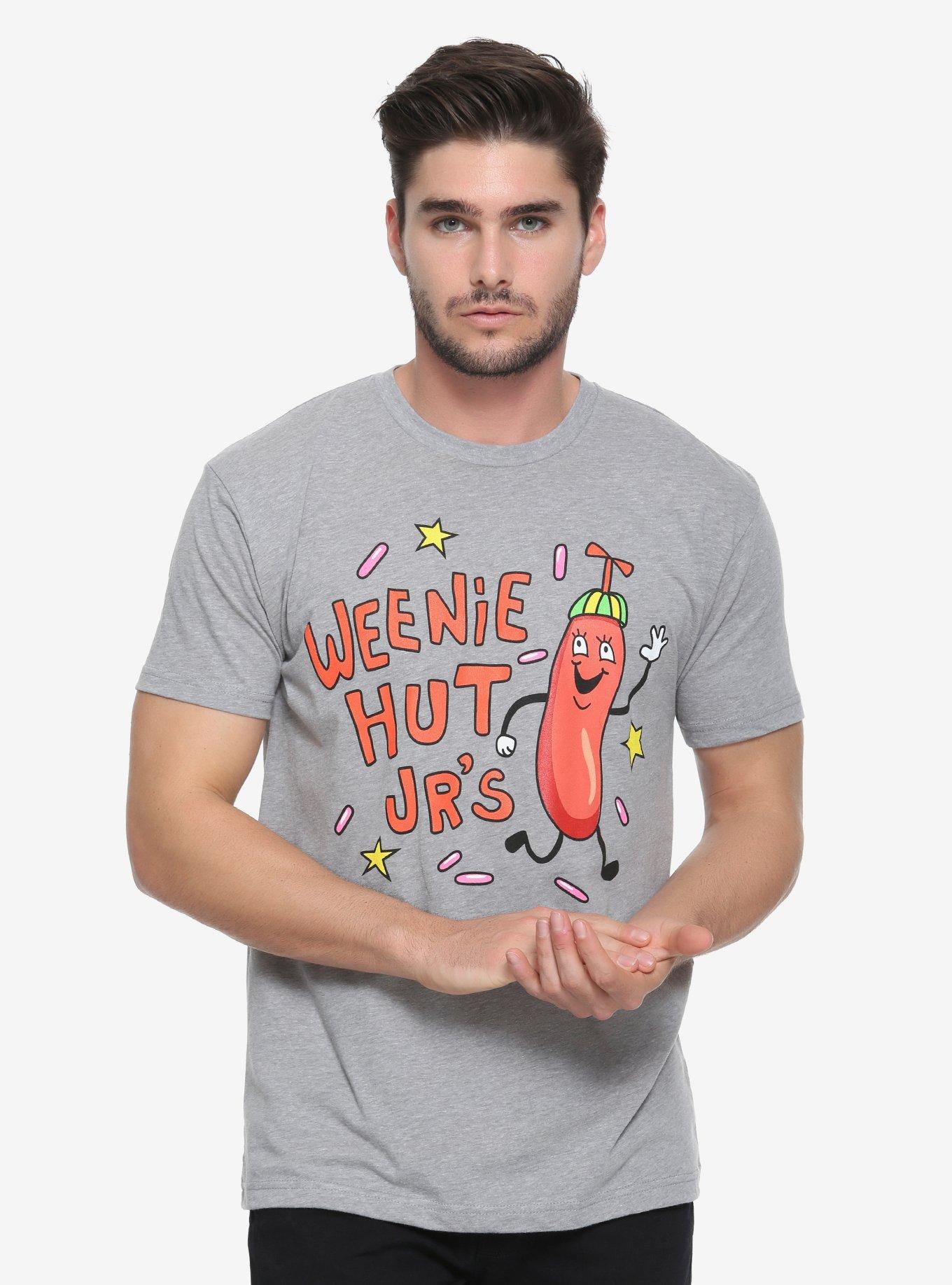 SpongeBob SquarePants Weenie Hut Jr.'s T-Shirt - BoxLunch Exclusive, GREY, hi-res