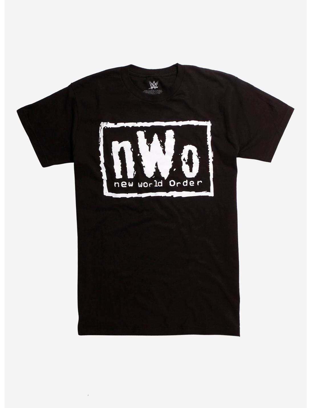 WWE nWo Retro Logo T-Shirt, BLACK, hi-res