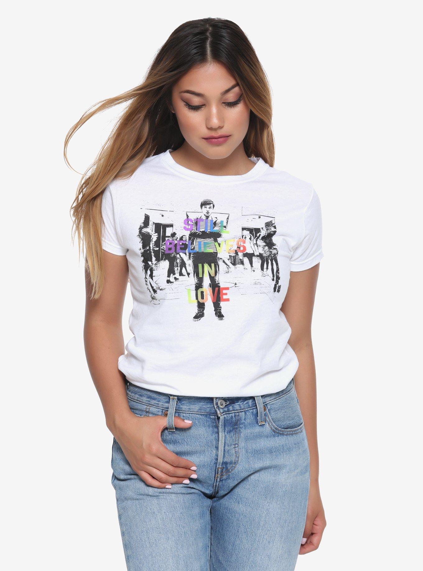 Love, Simon Still Believes In Love Girls T-Shirt, WHITE, hi-res