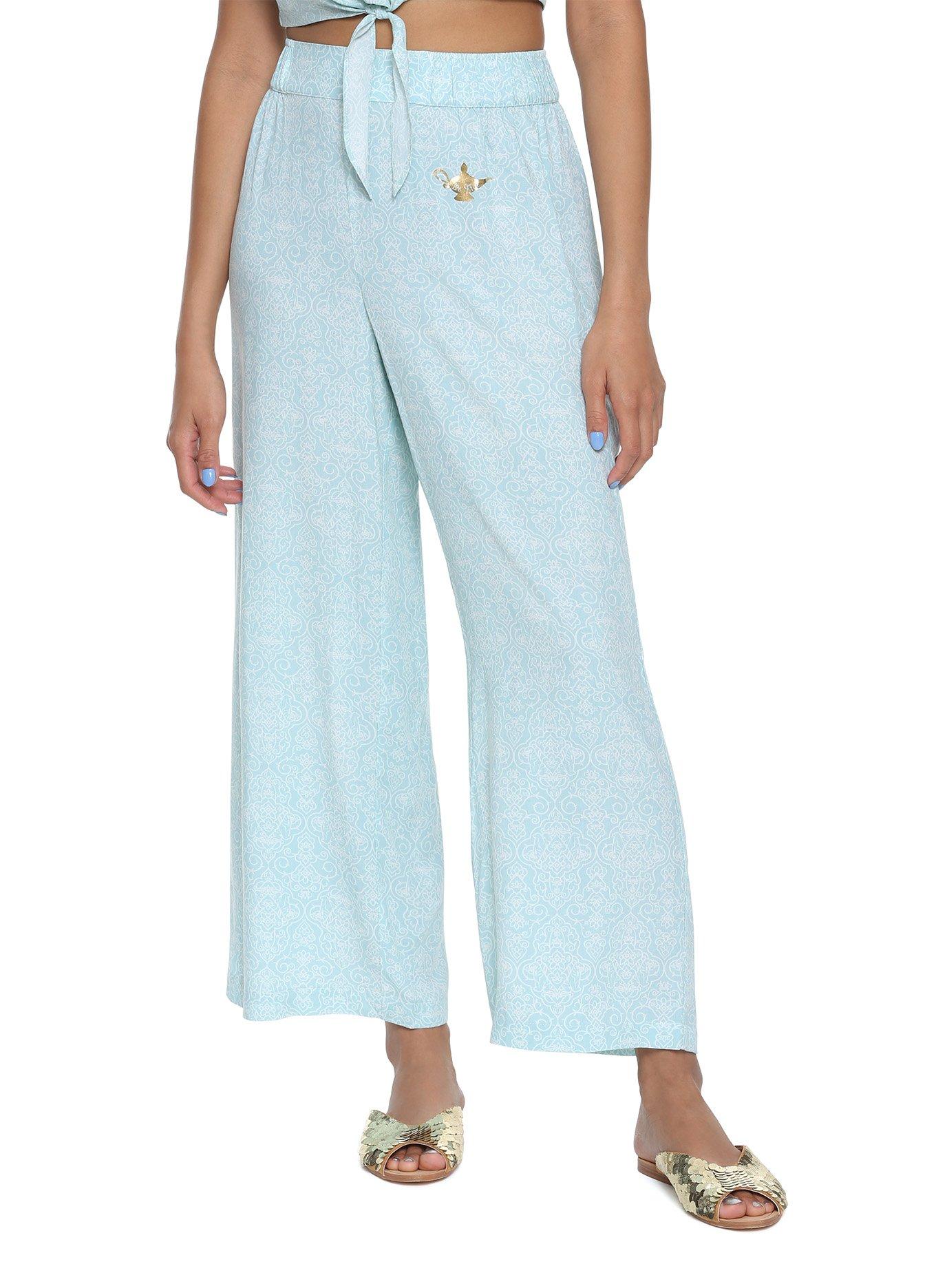 Her Universe Destination Disney Aladdin Princess Jasmine High Waist Pants, LIGHT BLUE, hi-res