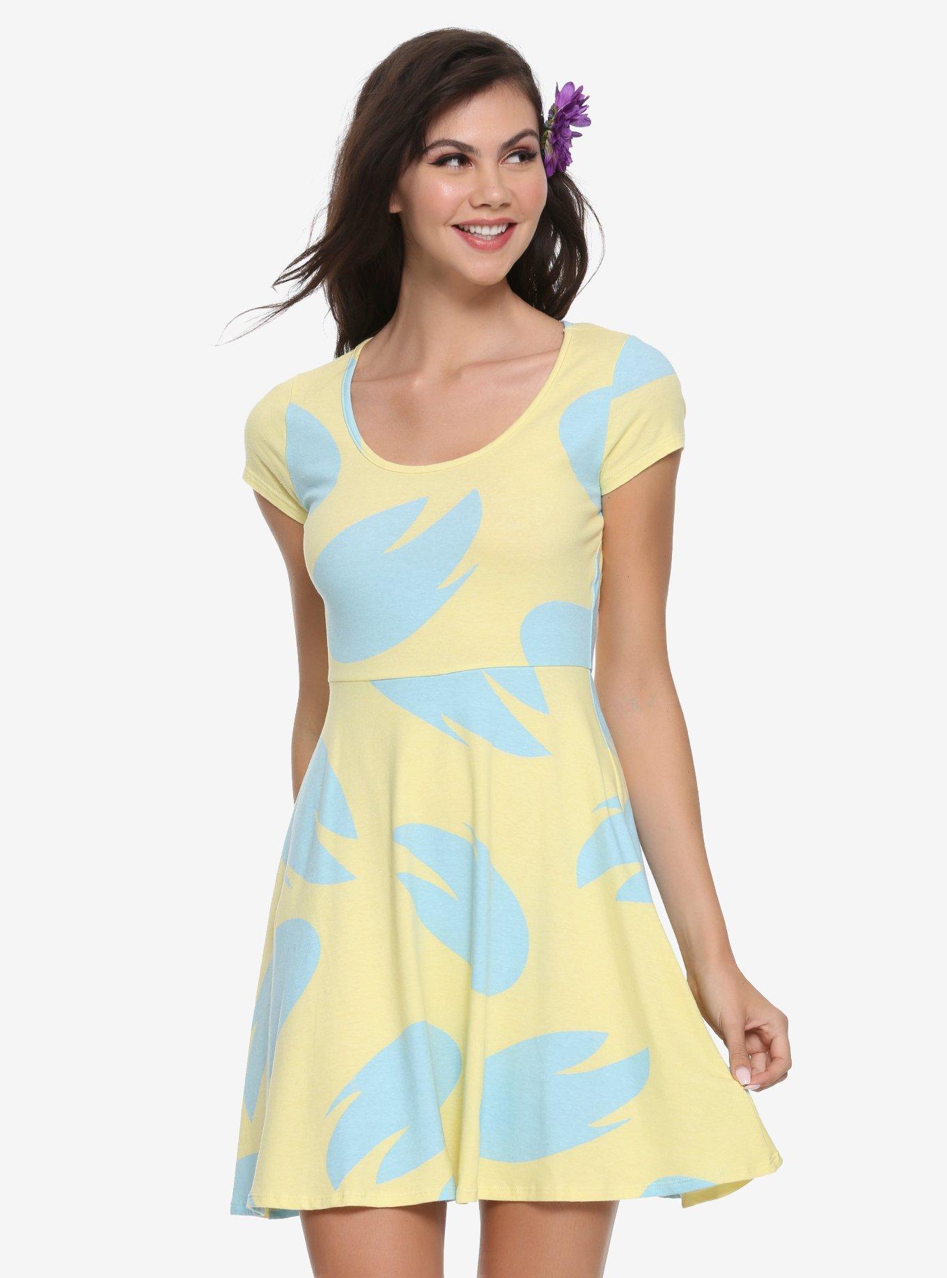 Disney Lilo Stitch Yellow Blue Dress