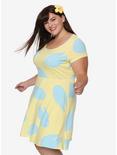 Disney Lilo & Stitch Yellow & Blue Dress Plus Size, YELLOW, hi-res