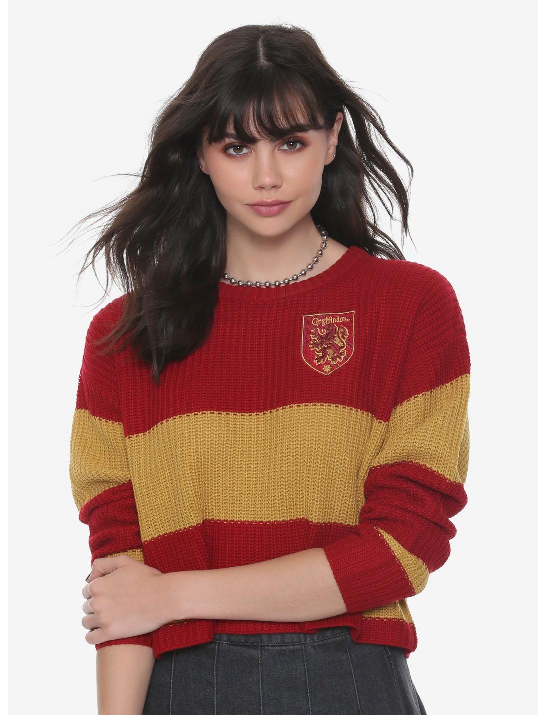 Harry Potter Gryffindor Girls Quidditch Sweater, RED, hi-res