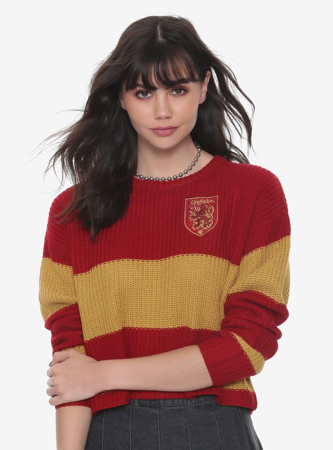 Harry Potter Gryffindor Girls Quidditch Sweater, RED, hi-res