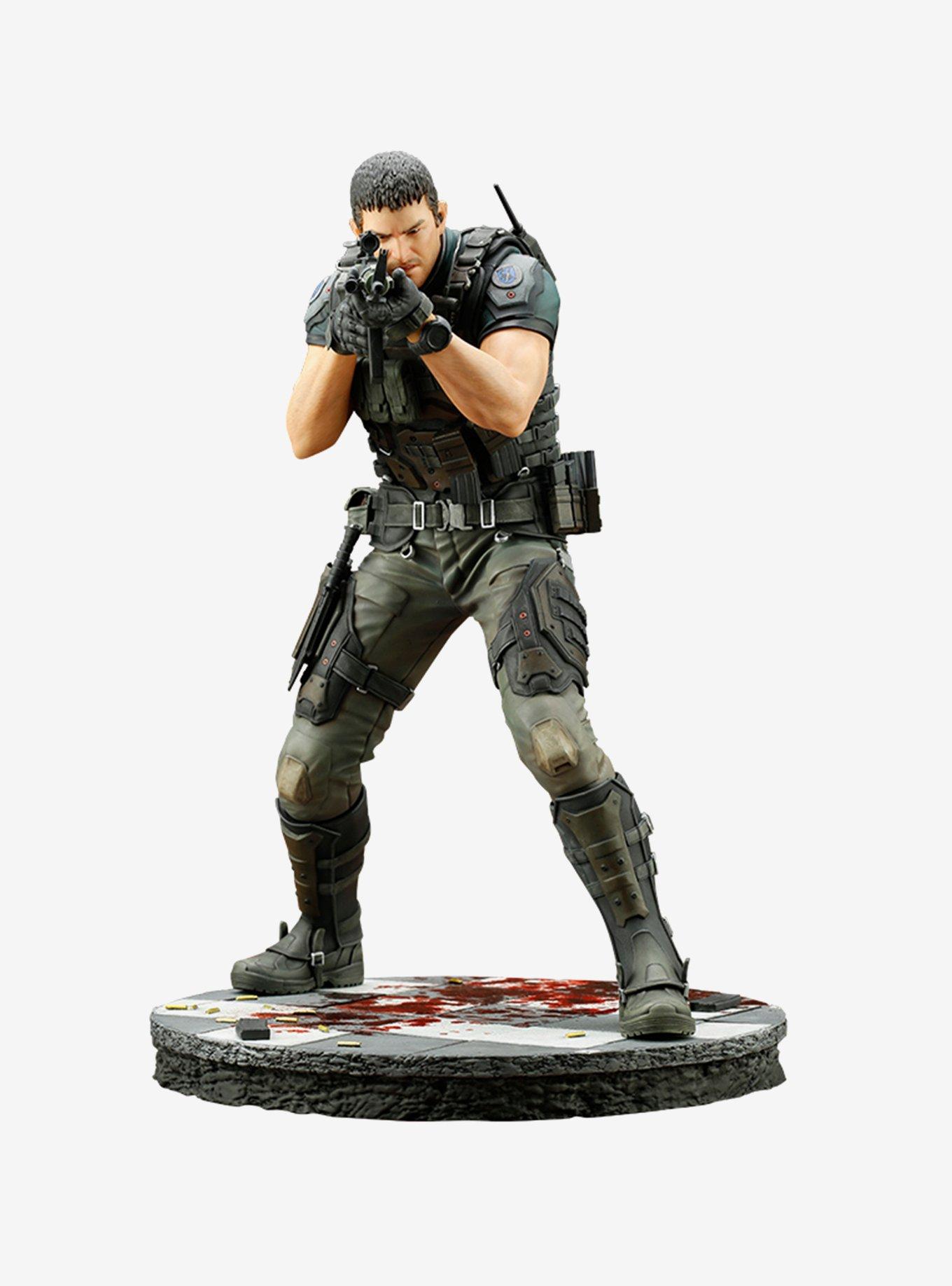 Kotobukiya Resident Evil Chris Redfield ArtFX Statue, , hi-res