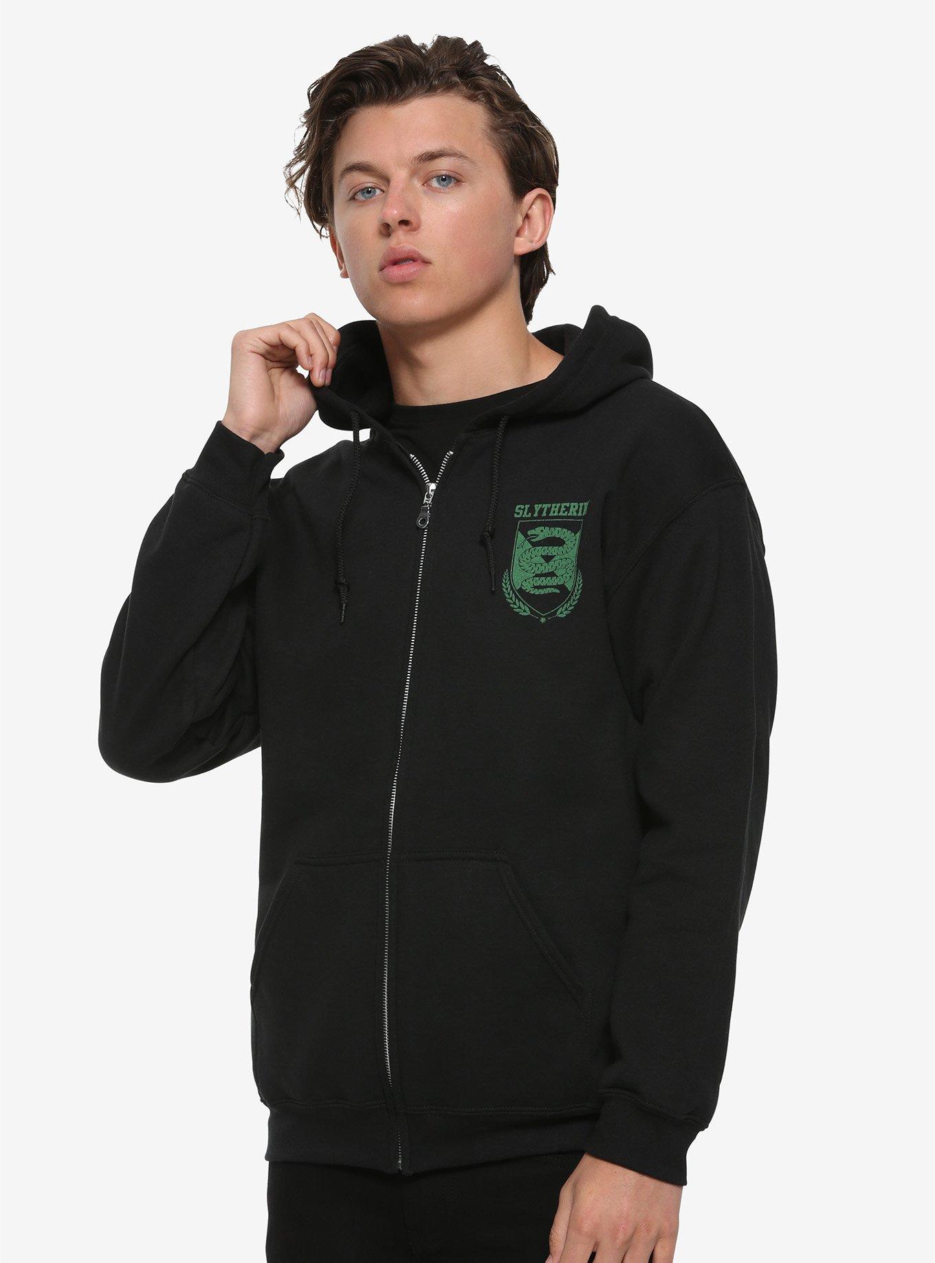 Harry potter discount slytherin crest hoodie